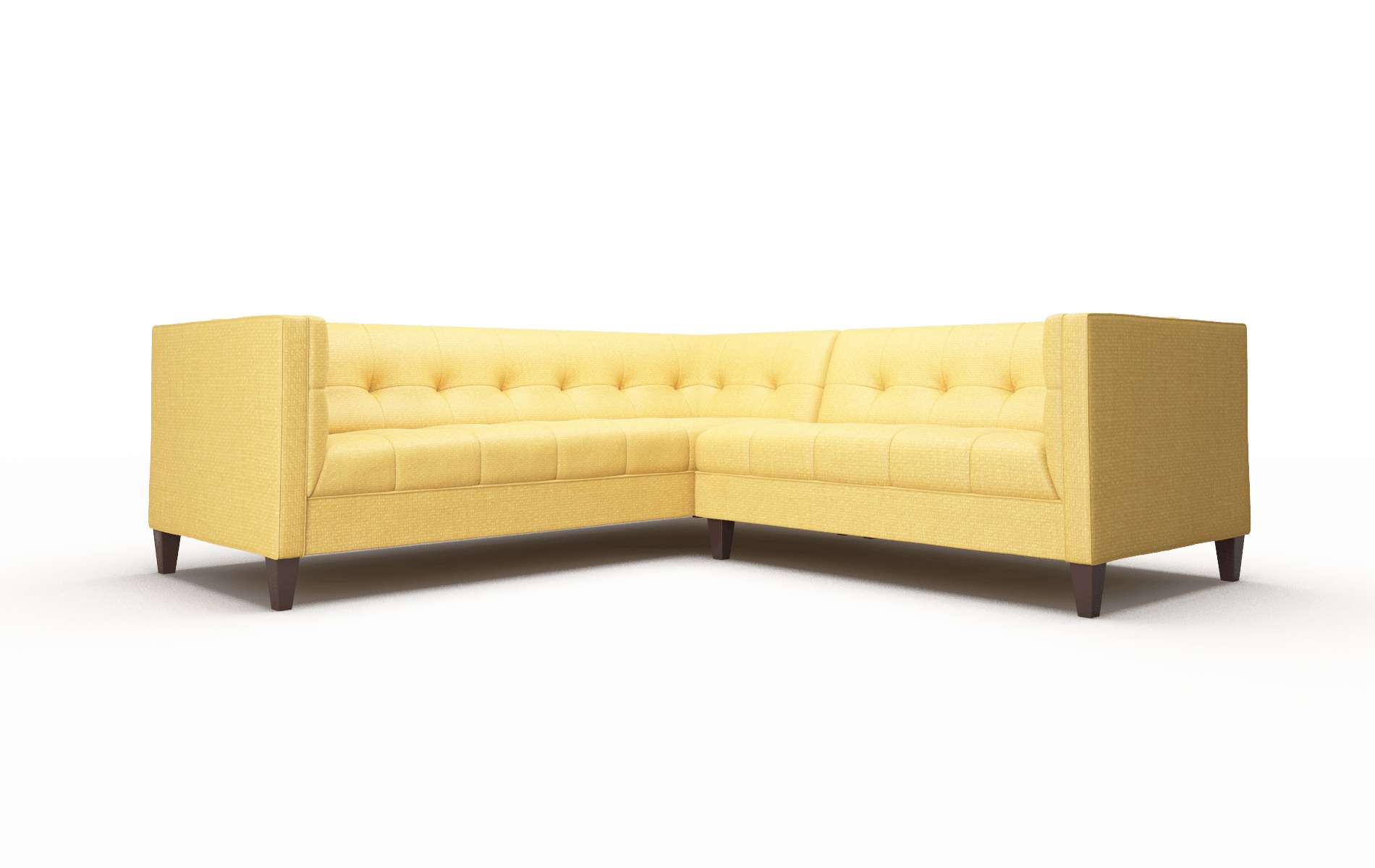 Messina Tess turmeric Sectional Espresso Legs  1