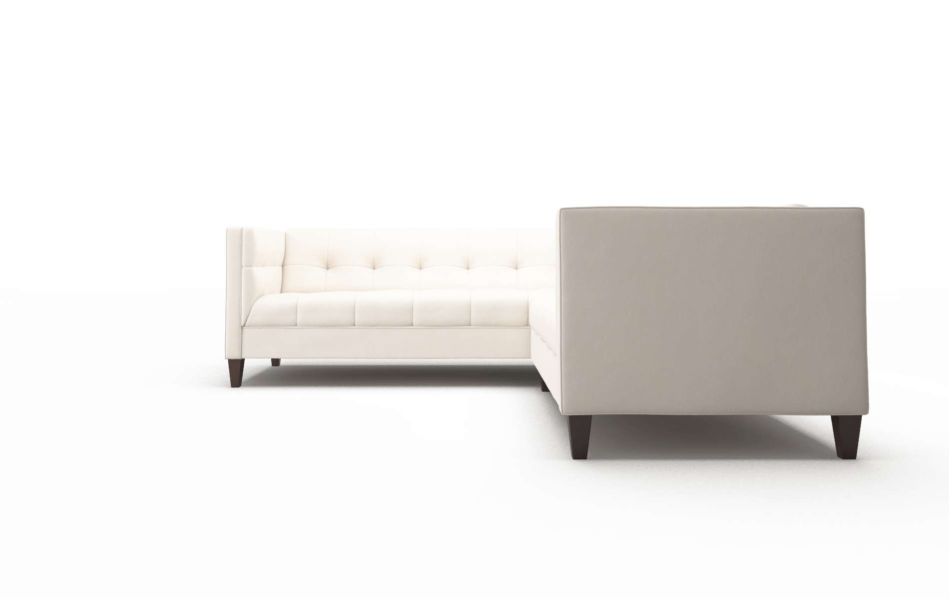 Messina Urban_d Snow Sectional espresso legs 5