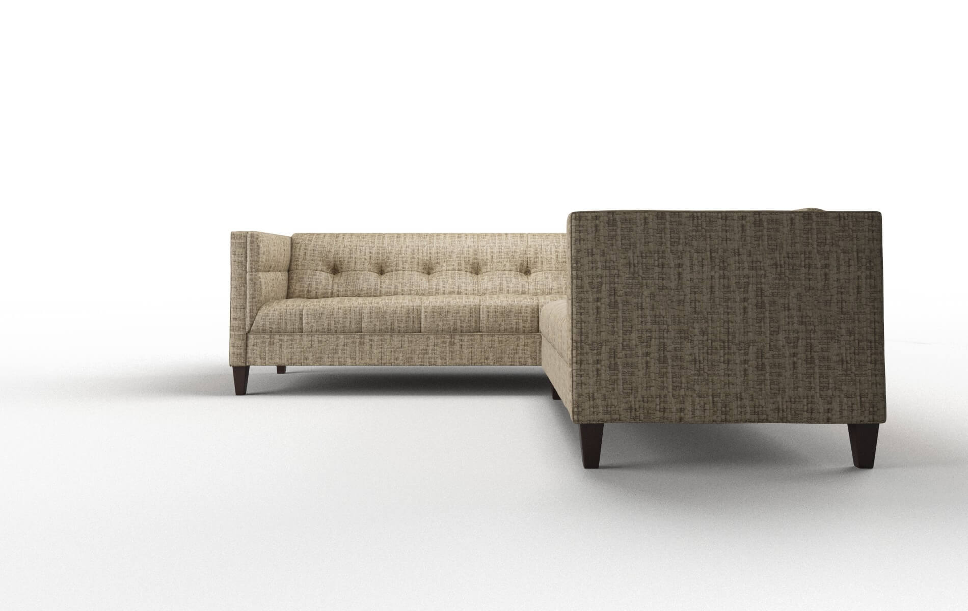 Messina Venus Mocha Sectional espresso legs 5