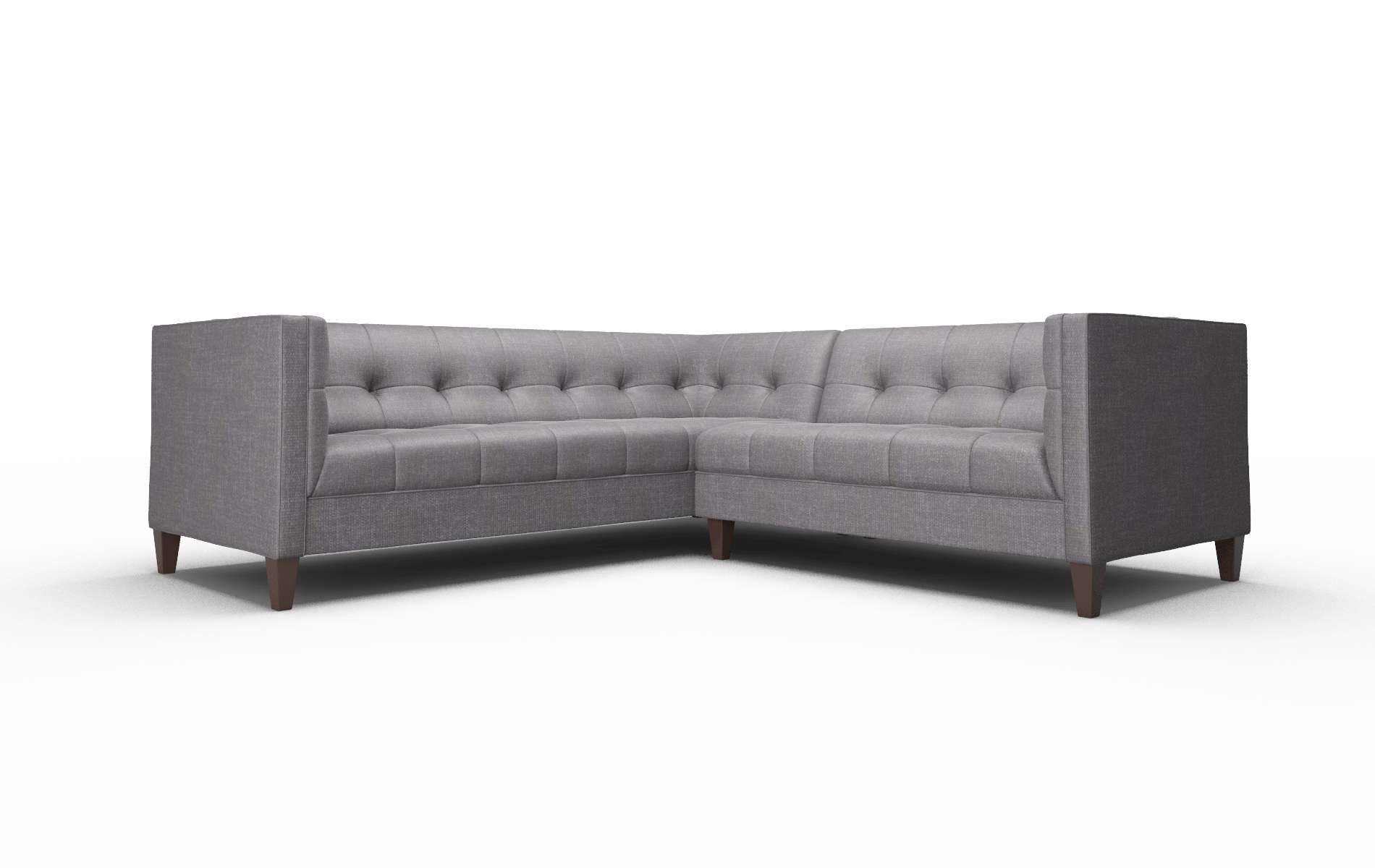 Messina Venus Onyx Sectional espresso legs 1
