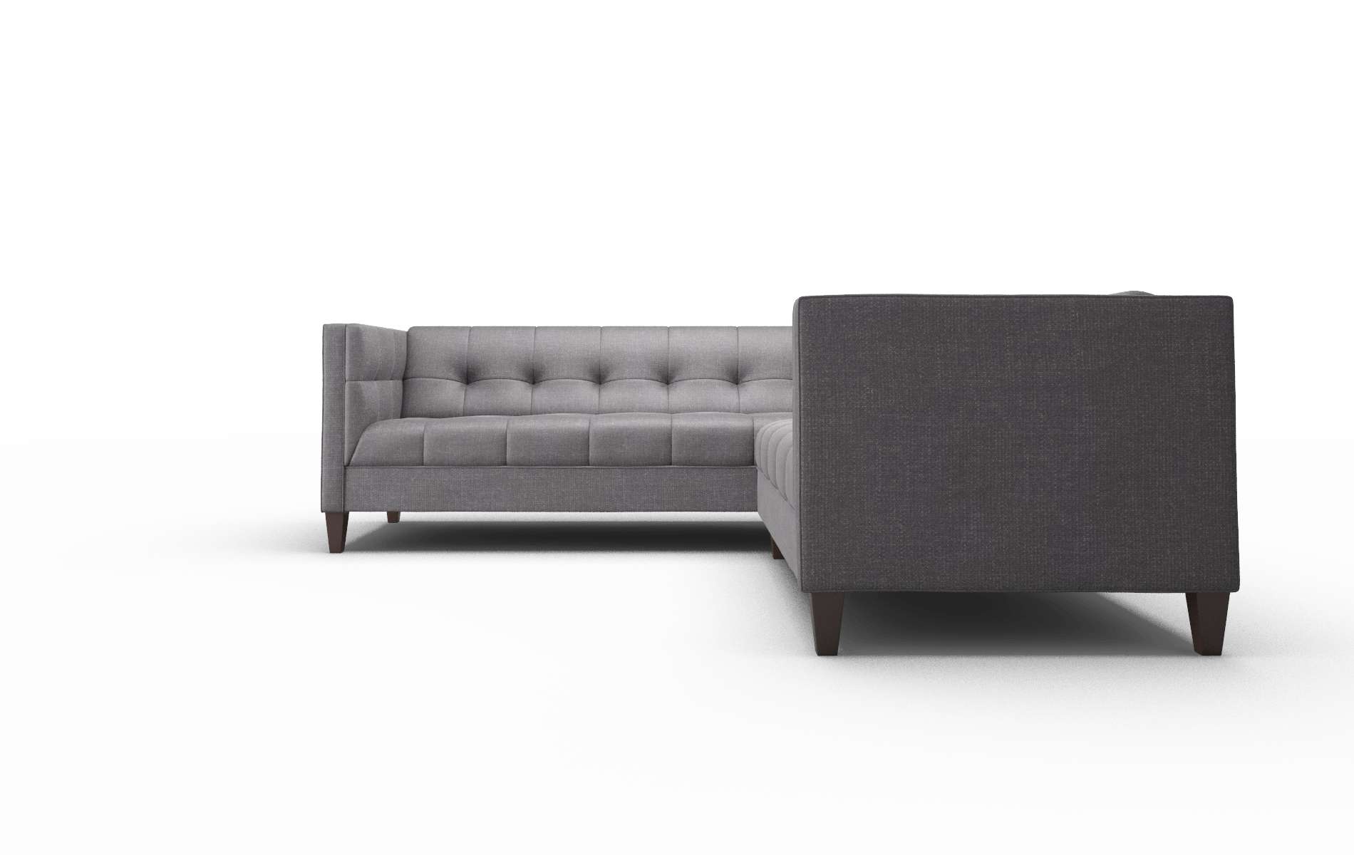 Messina Venus Onyx Sectional espresso legs 5