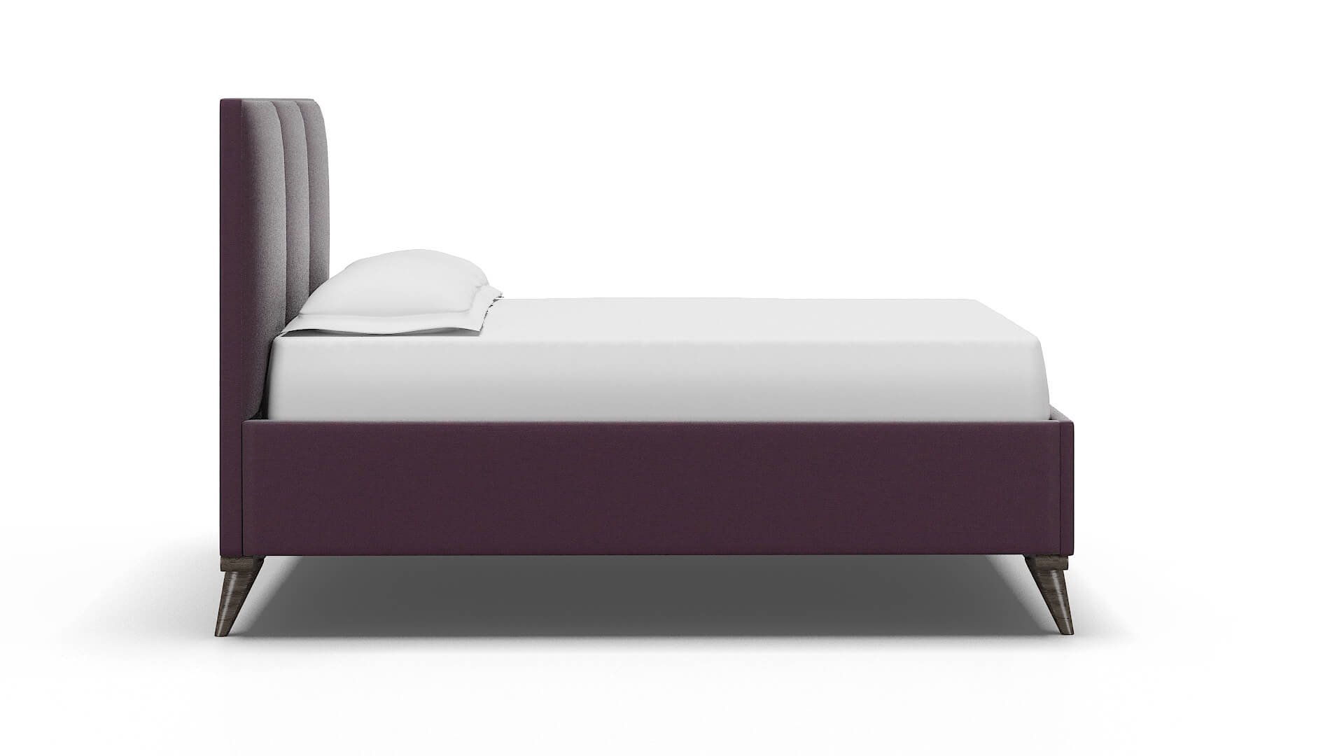 Mia Bella Aubergine Bed espresso legs 3