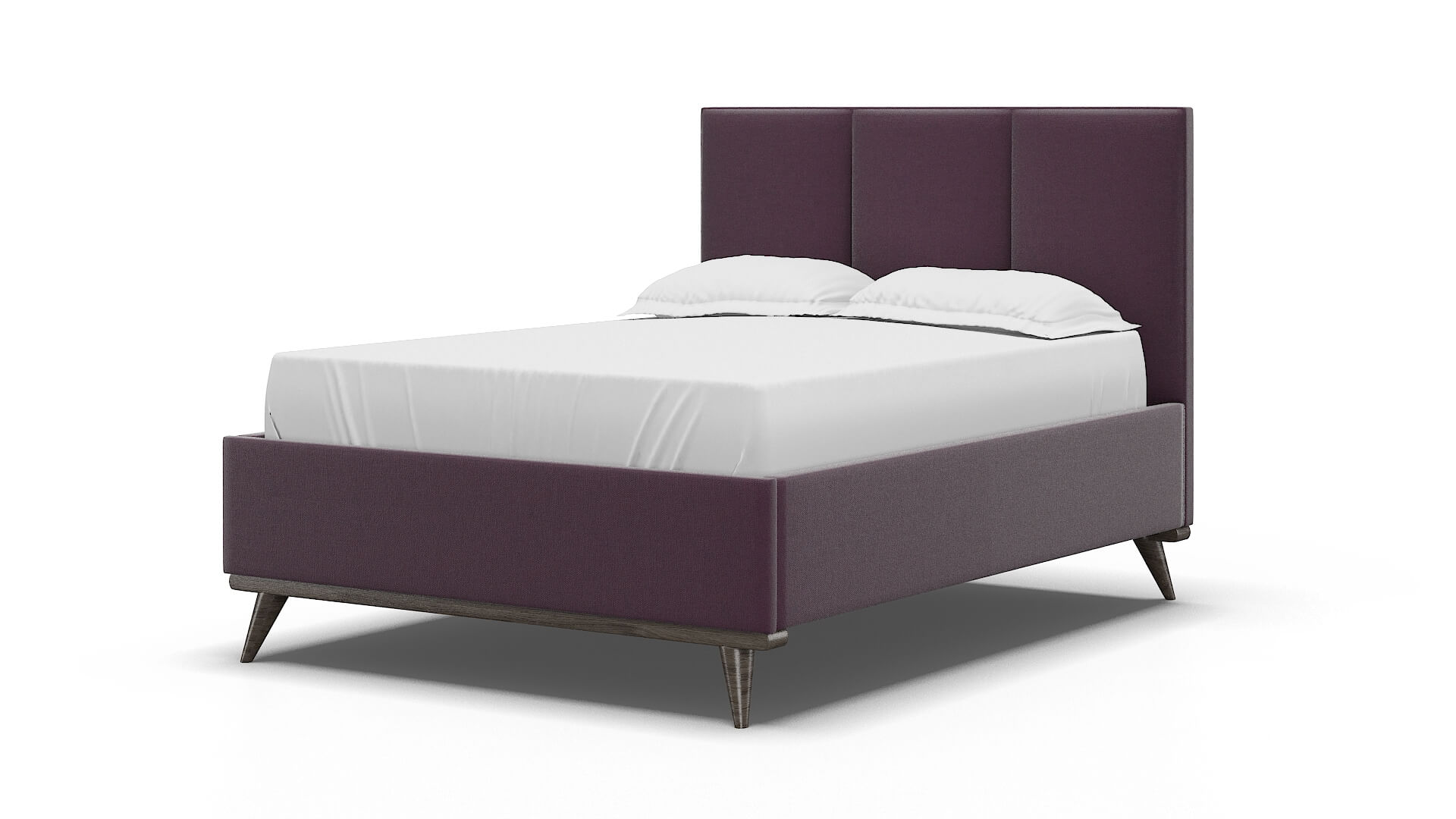 Mia Bella Aubergine Bed espresso legs 5