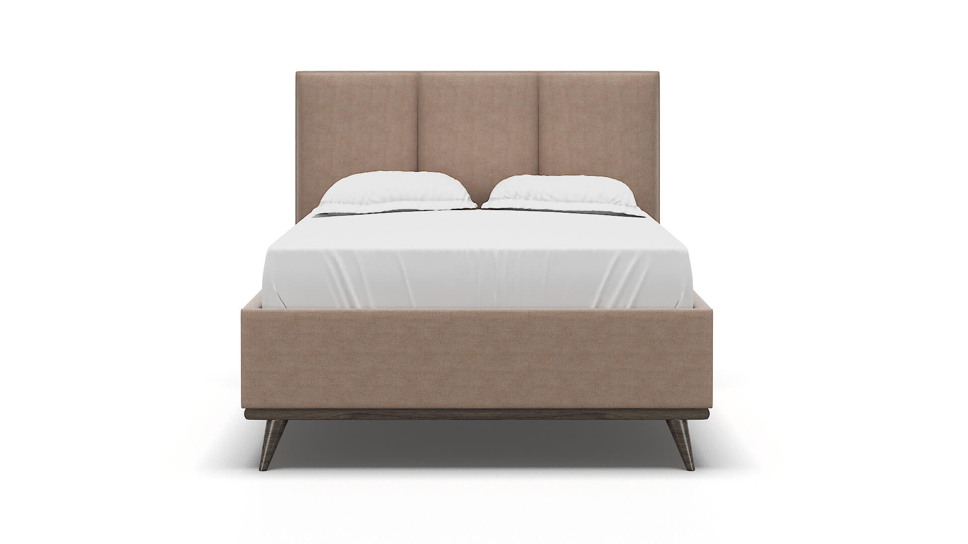 Mia Bella Pewter Bed espresso legs 1