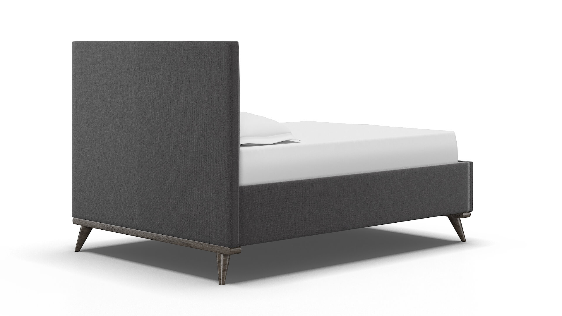 Mia Catalina Charcoal Bed espresso legs 4