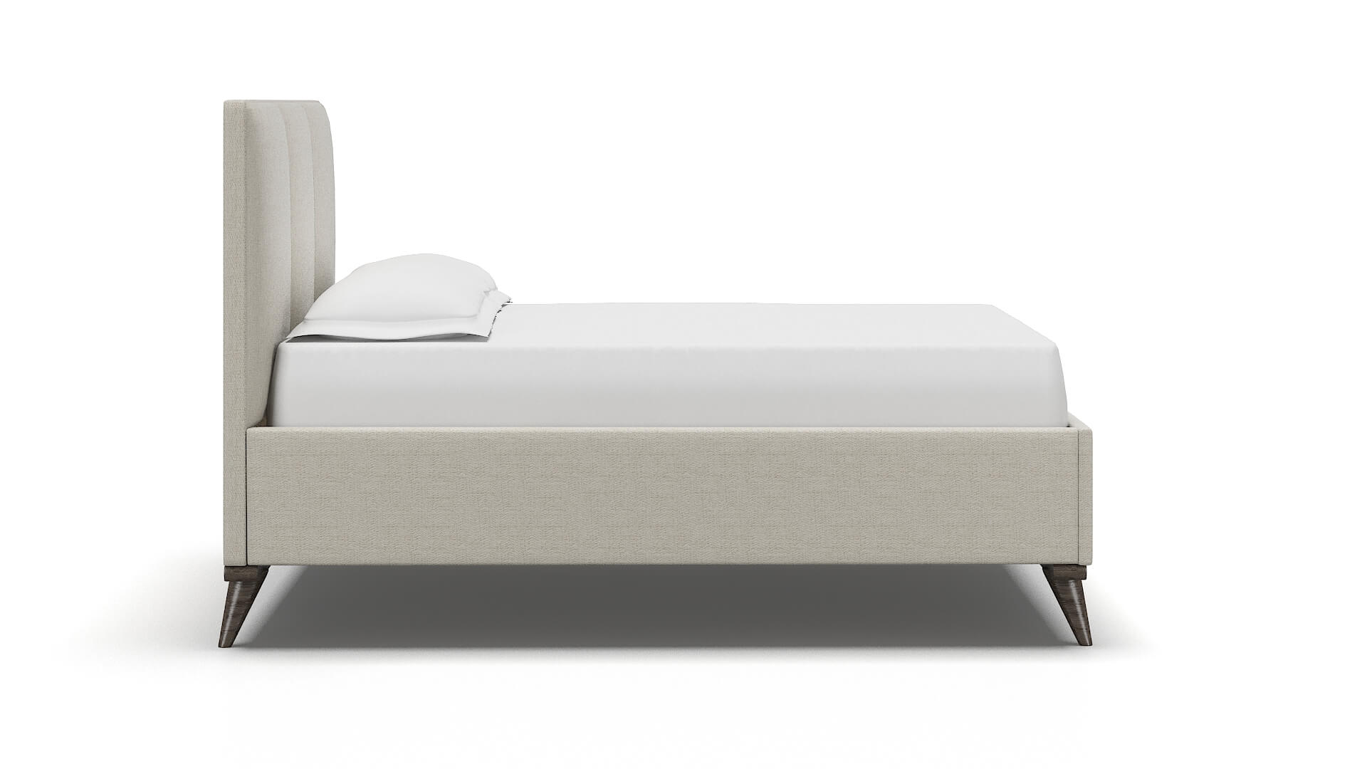 Mia Catalina Linen Bed espresso legs 3