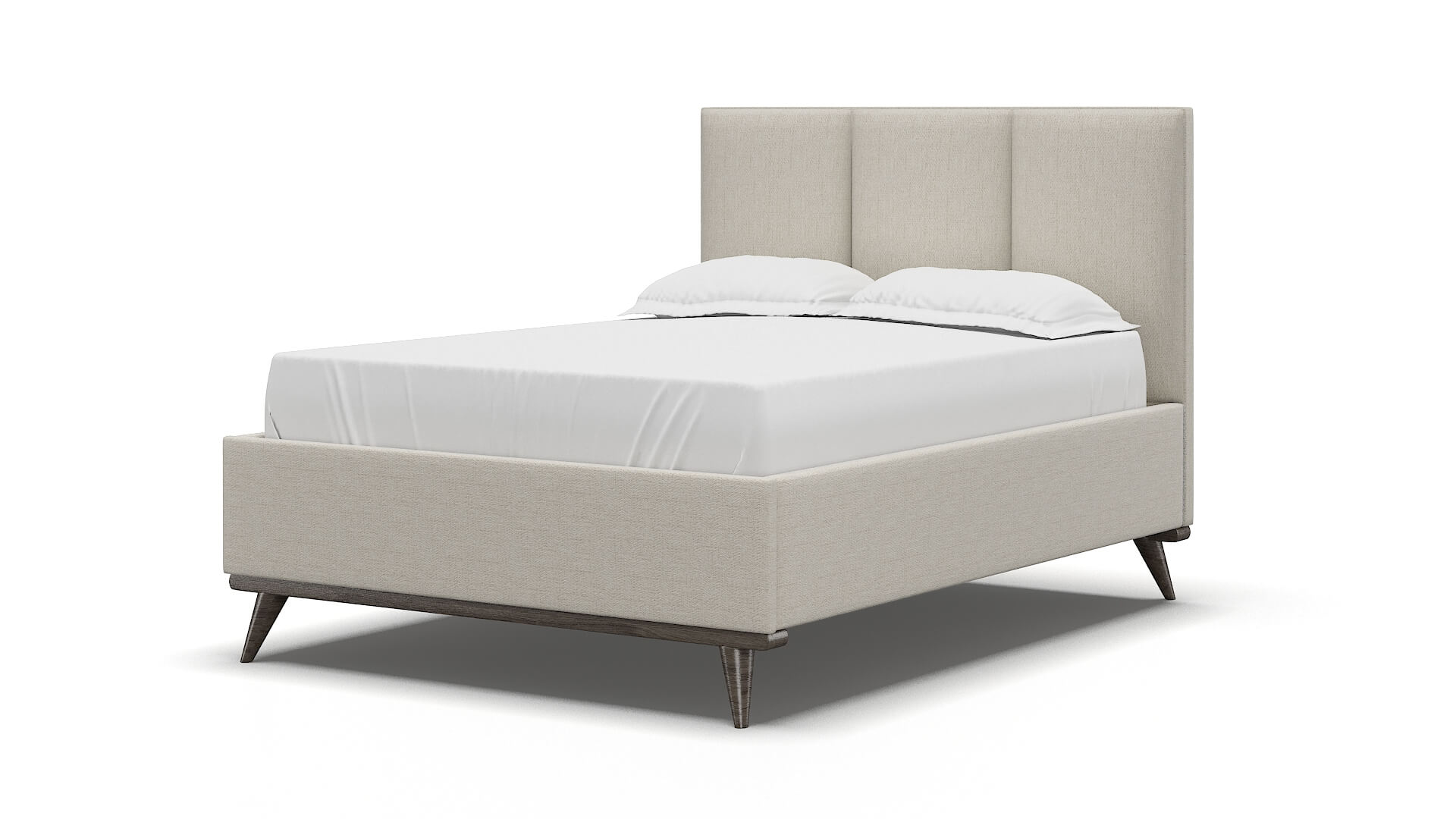 Mia Catalina Linen Bed espresso legs 5