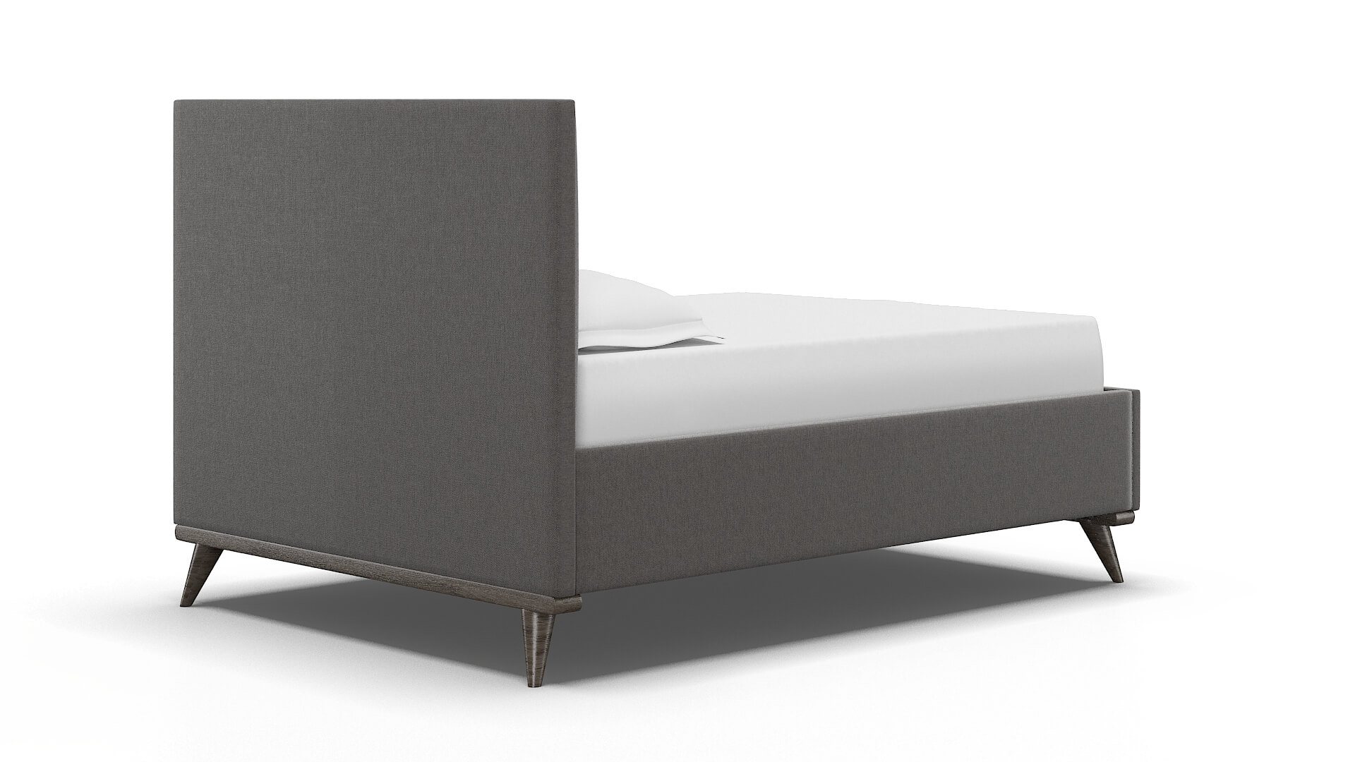 Mia Cosmo Charcoal Bed espresso legs 4