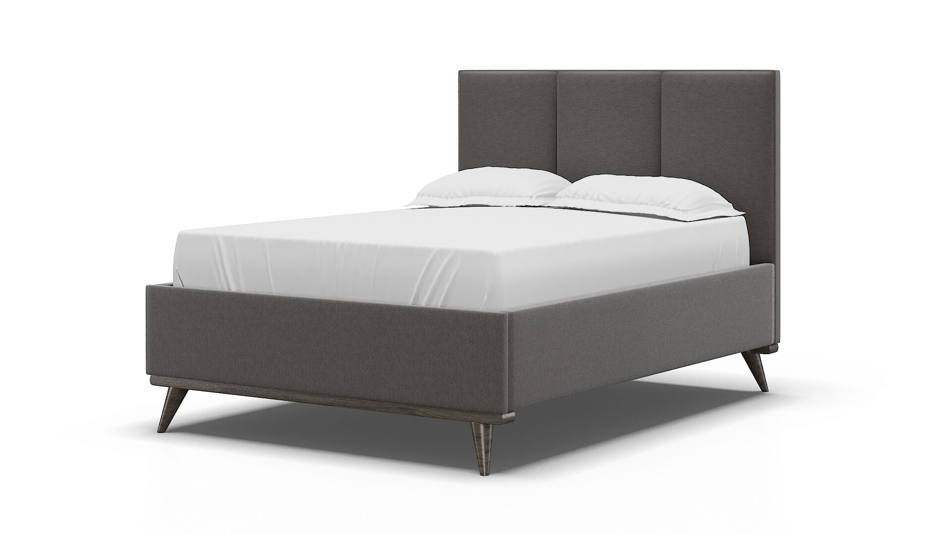 Mia Cosmo Charcoal Bed espresso legs 5