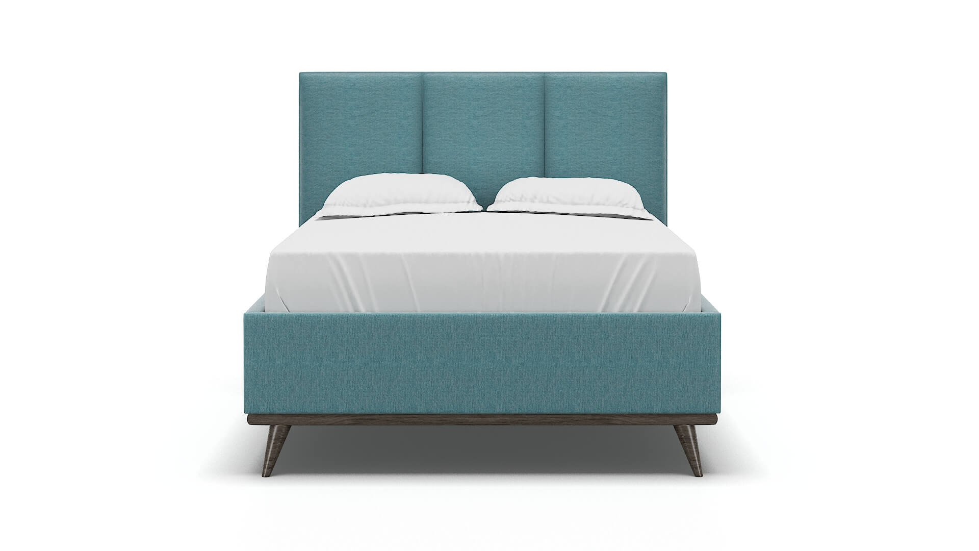 Mia Cosmo Turquoise Bed espresso legs 1