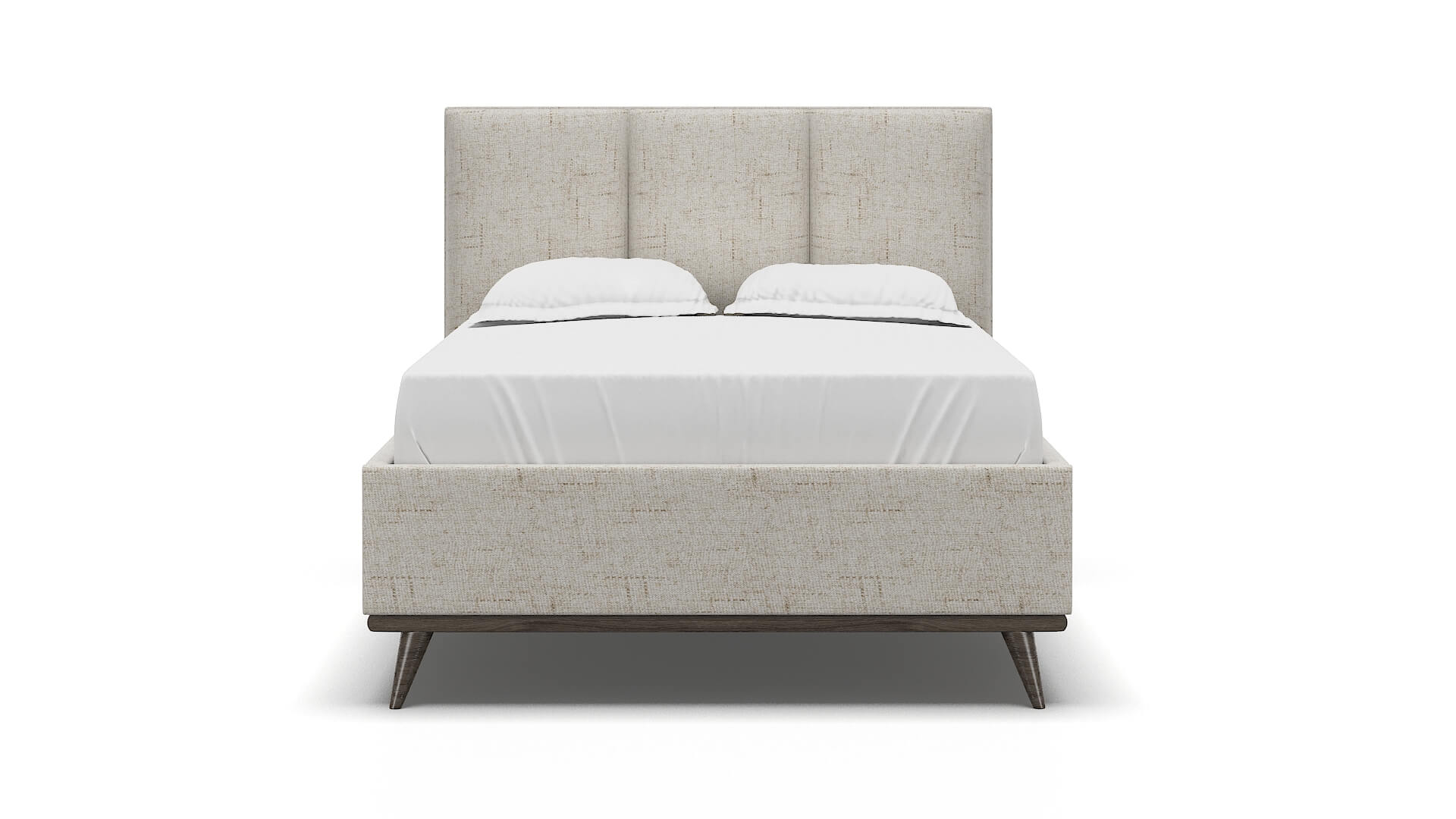 Mia Derby Taupe Bed espresso legs 1