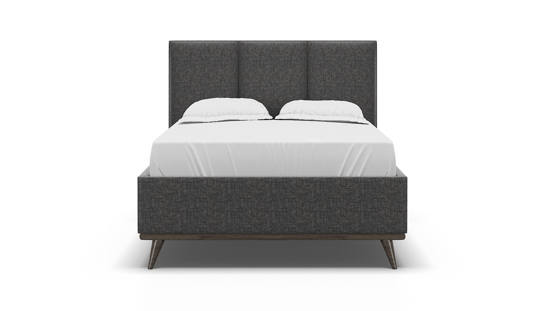 Mia Insight Charcoal Bed espresso legs 1