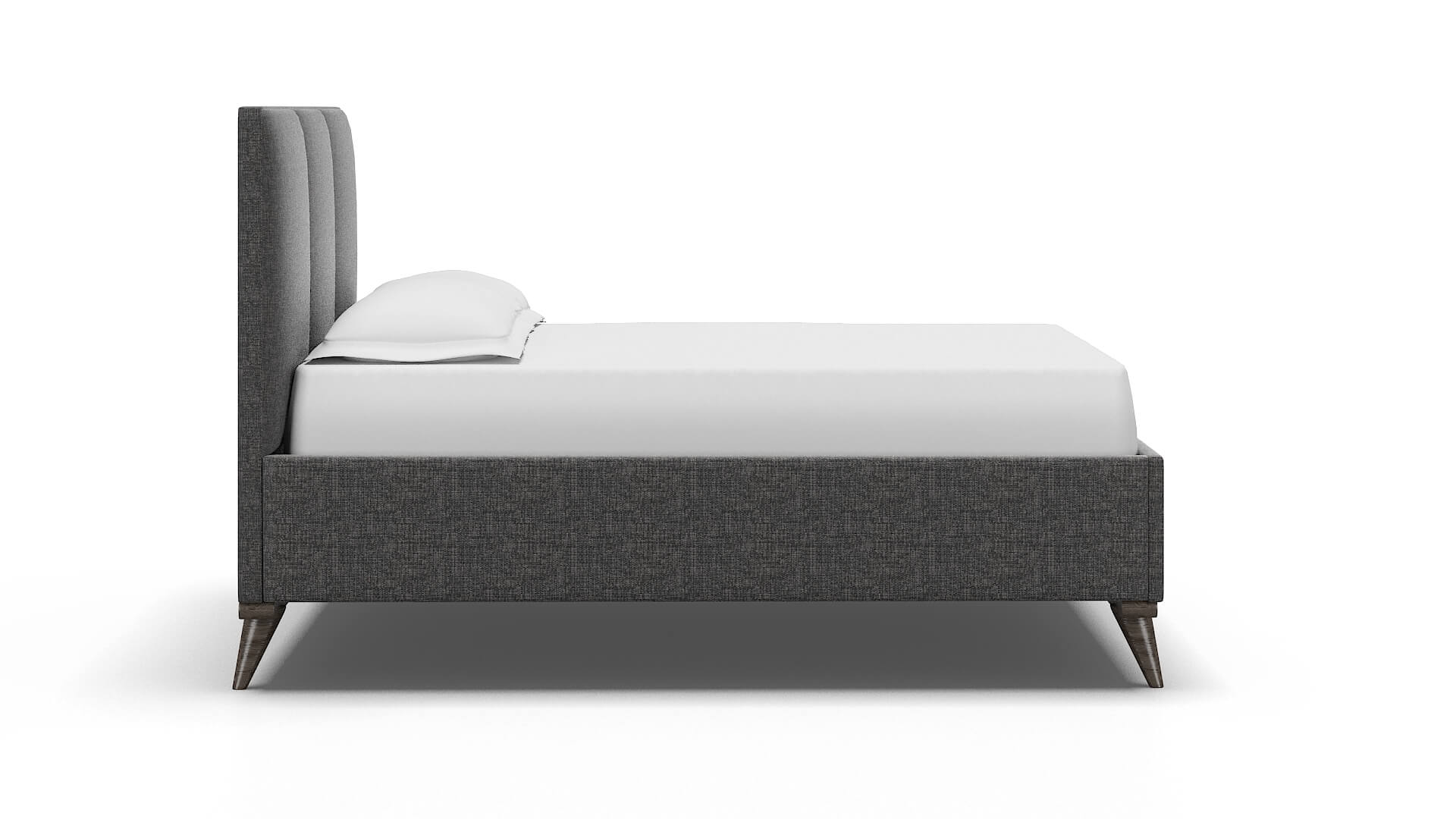 Mia Insight Charcoal Bed espresso legs 3