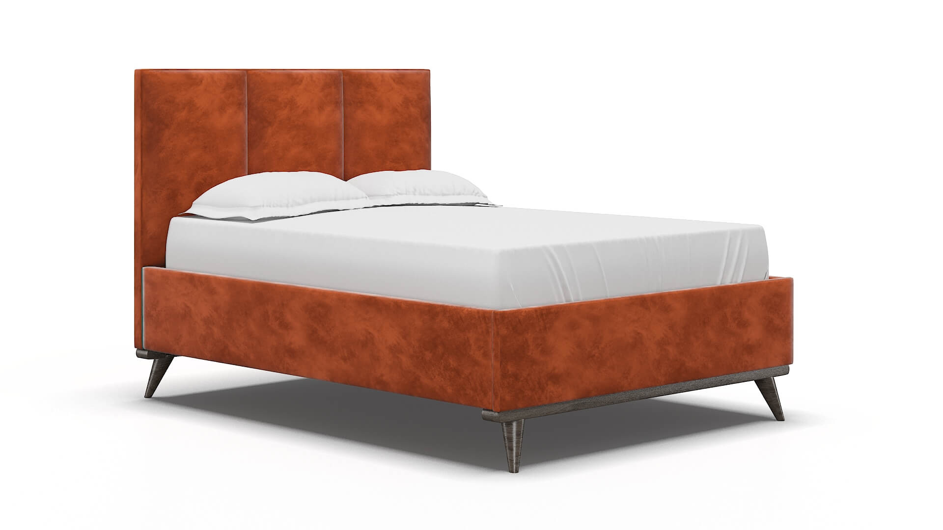 Mia Loft Copper Bed espresso legs 2