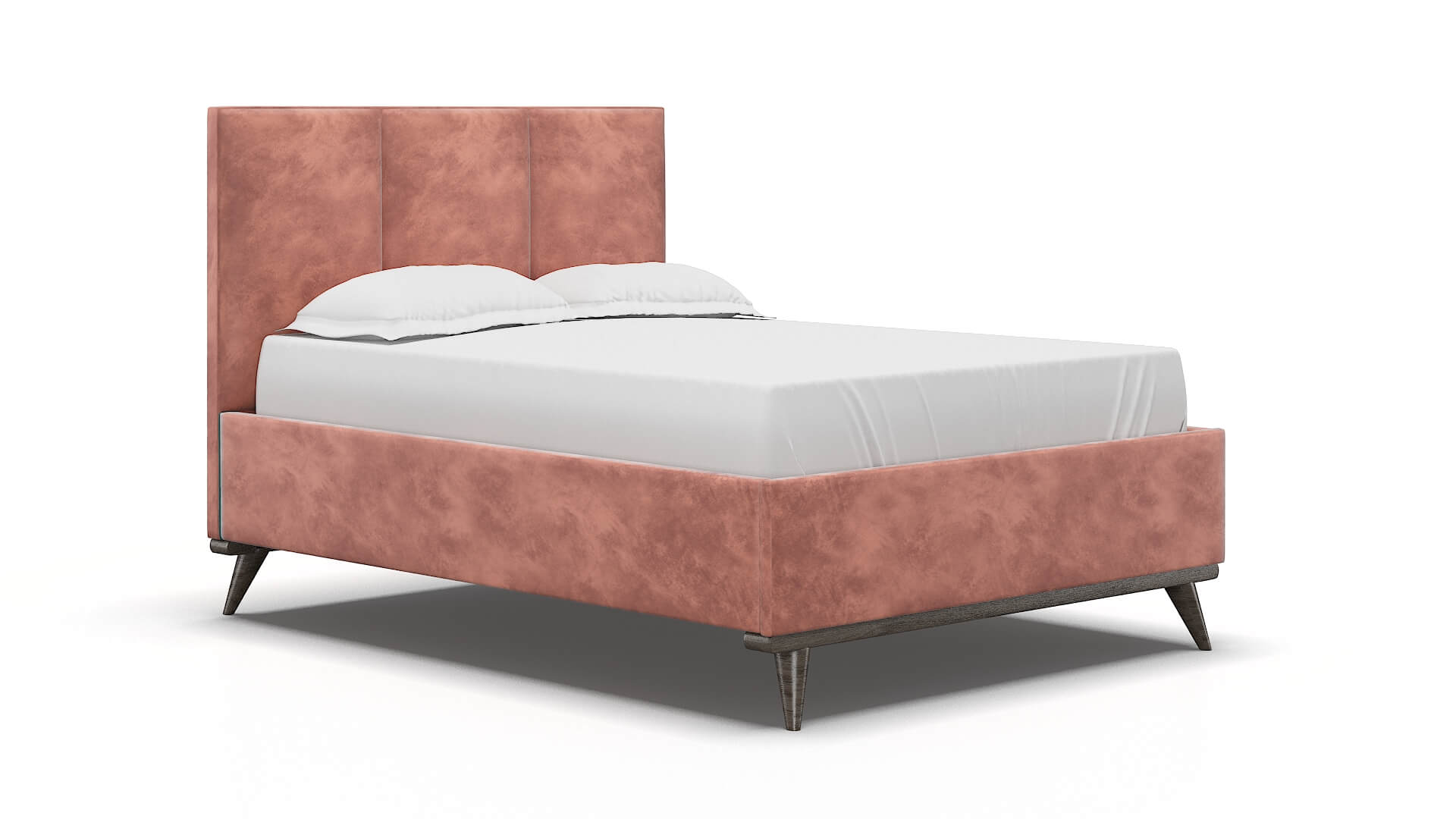 Mia Naples Blush Bed espresso legs 2