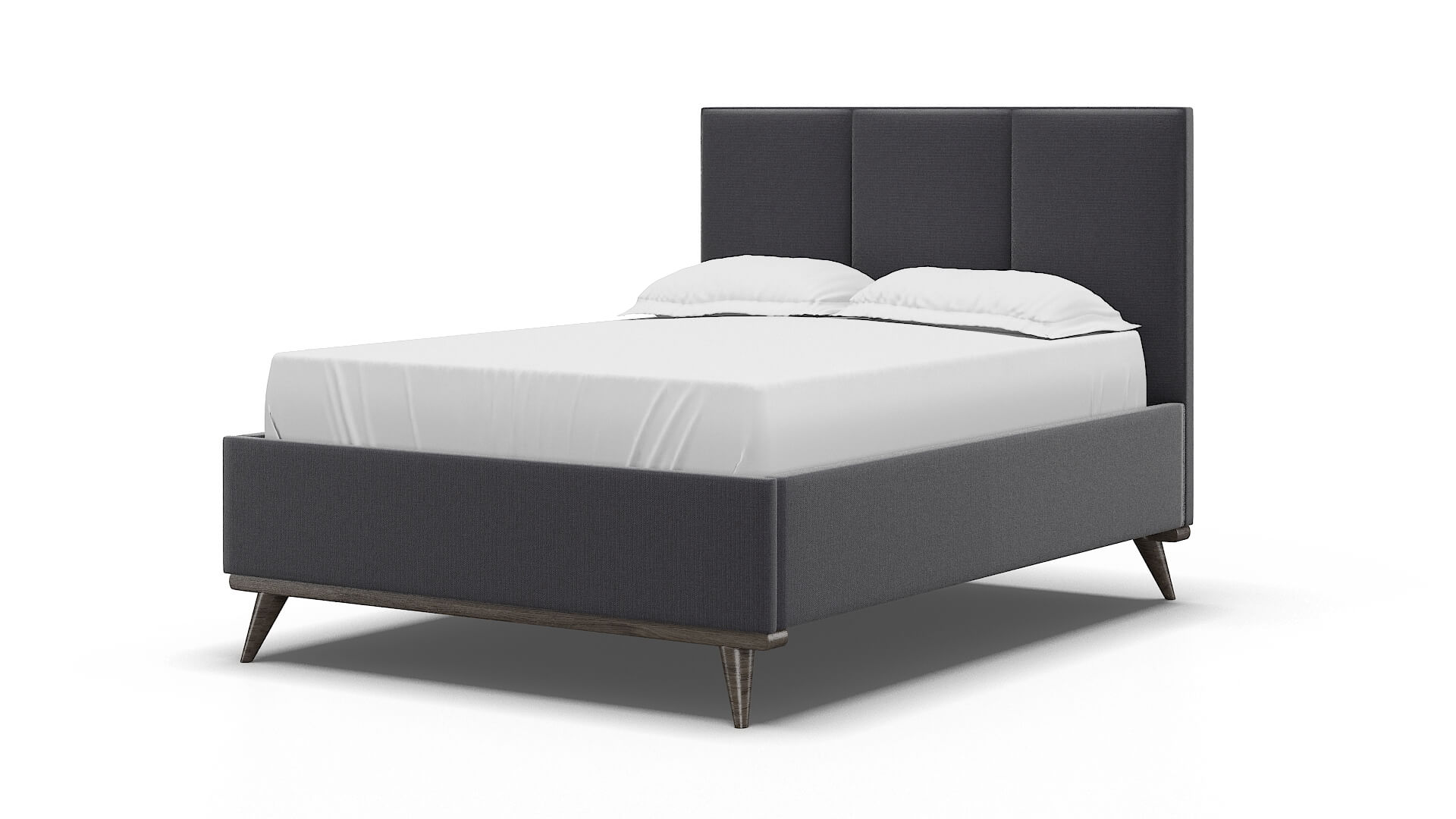Mia Parker Charcoal Bed espresso legs 5