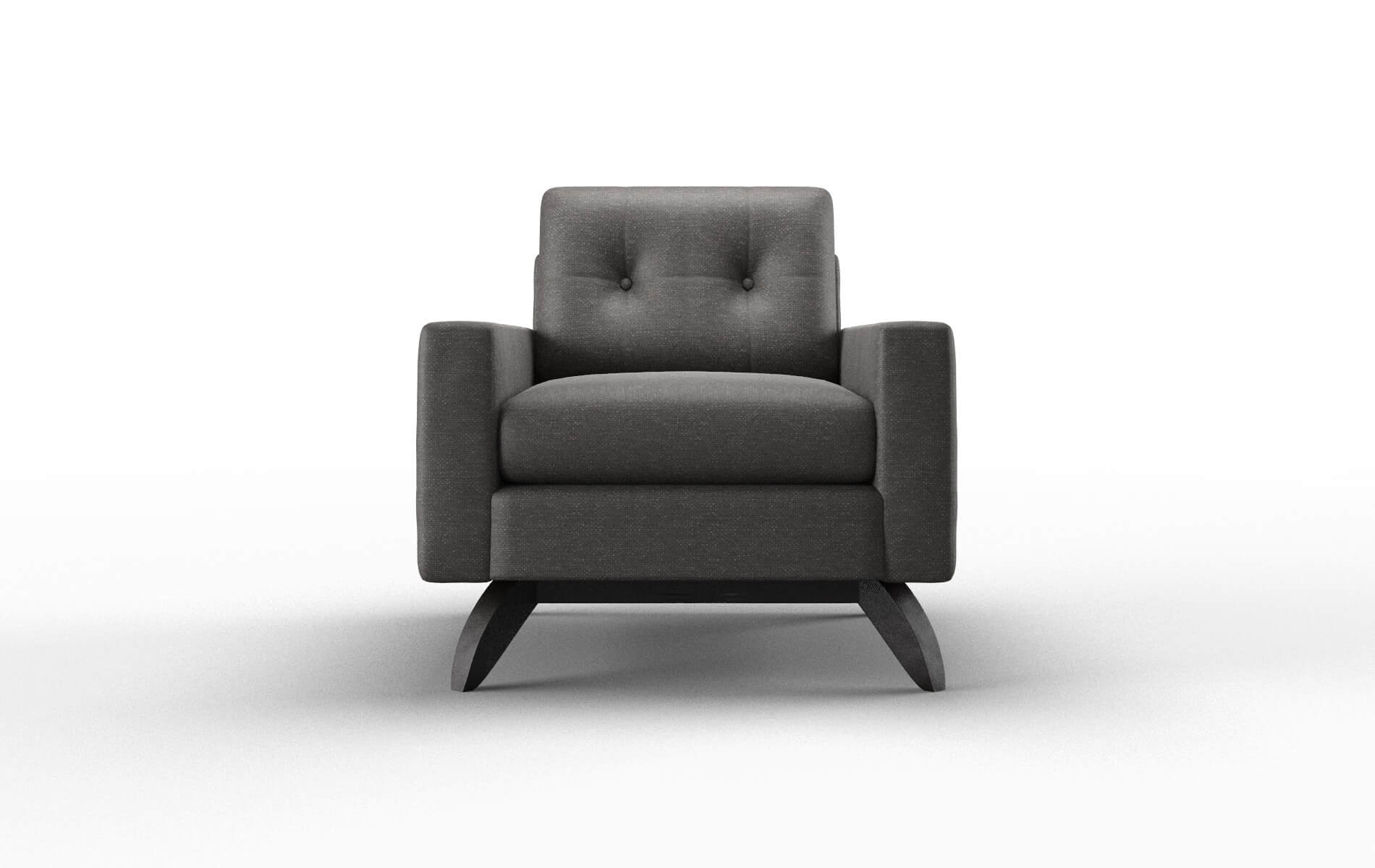 Milan Avenger denim Chair Espresso Legs  1