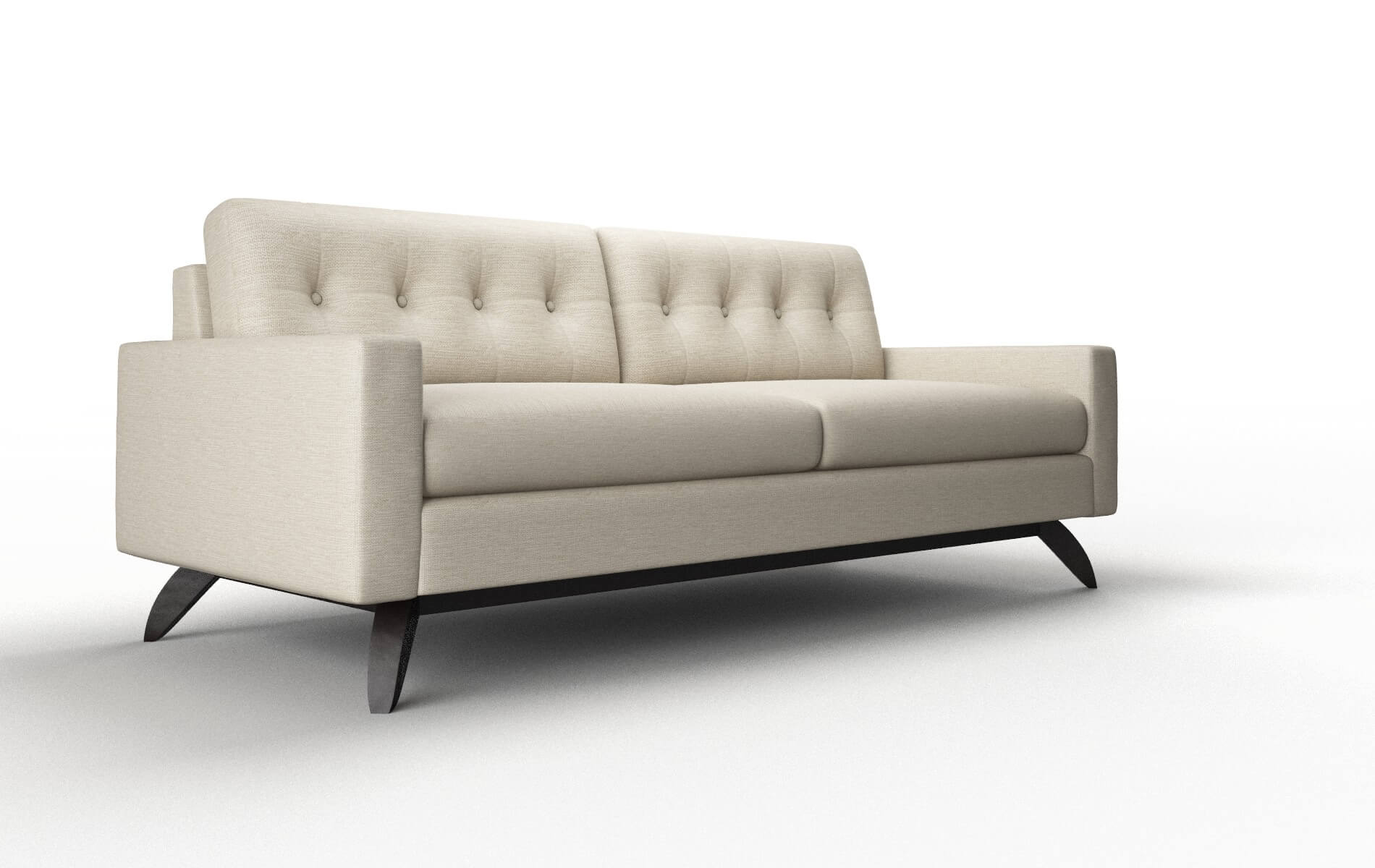 Milan Avenger Pumice Sofa espresso legs 2