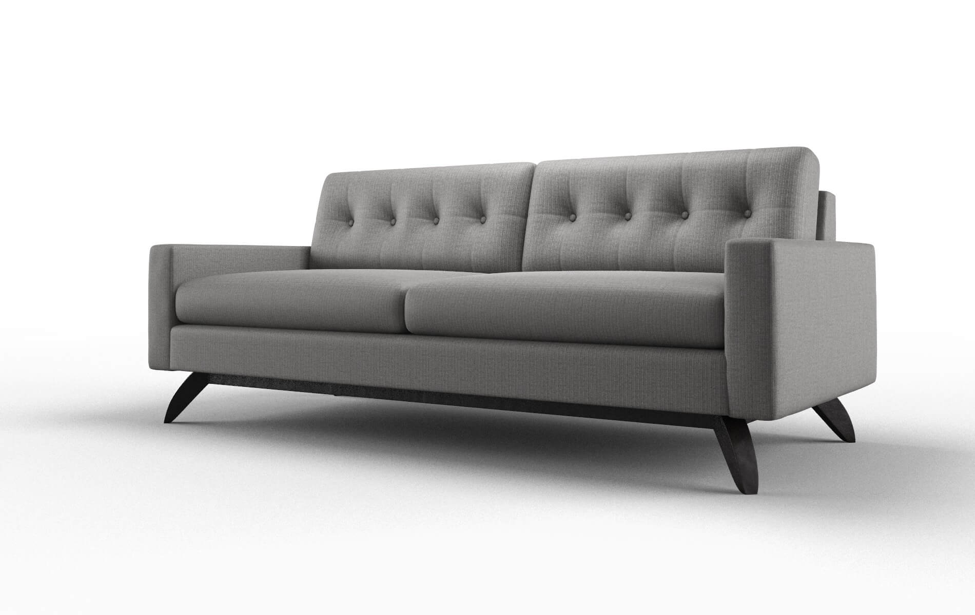 Milan Avenger Zinc Sofa espresso legs 4