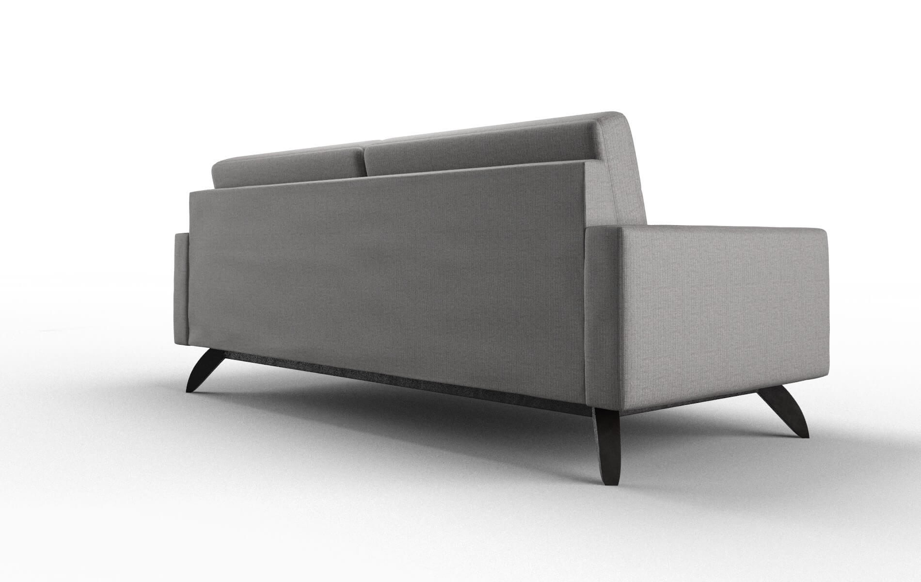 Milan Avenger Zinc Sofa espresso legs 5
