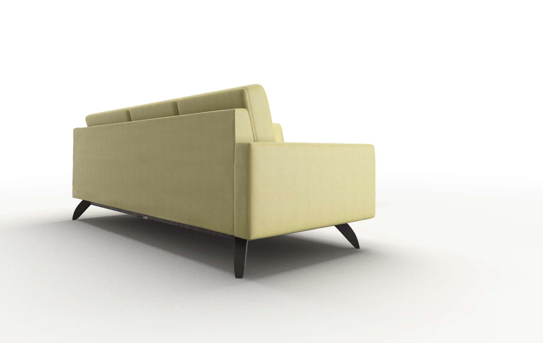 Milan Bella Apple Sectional espresso legs 3