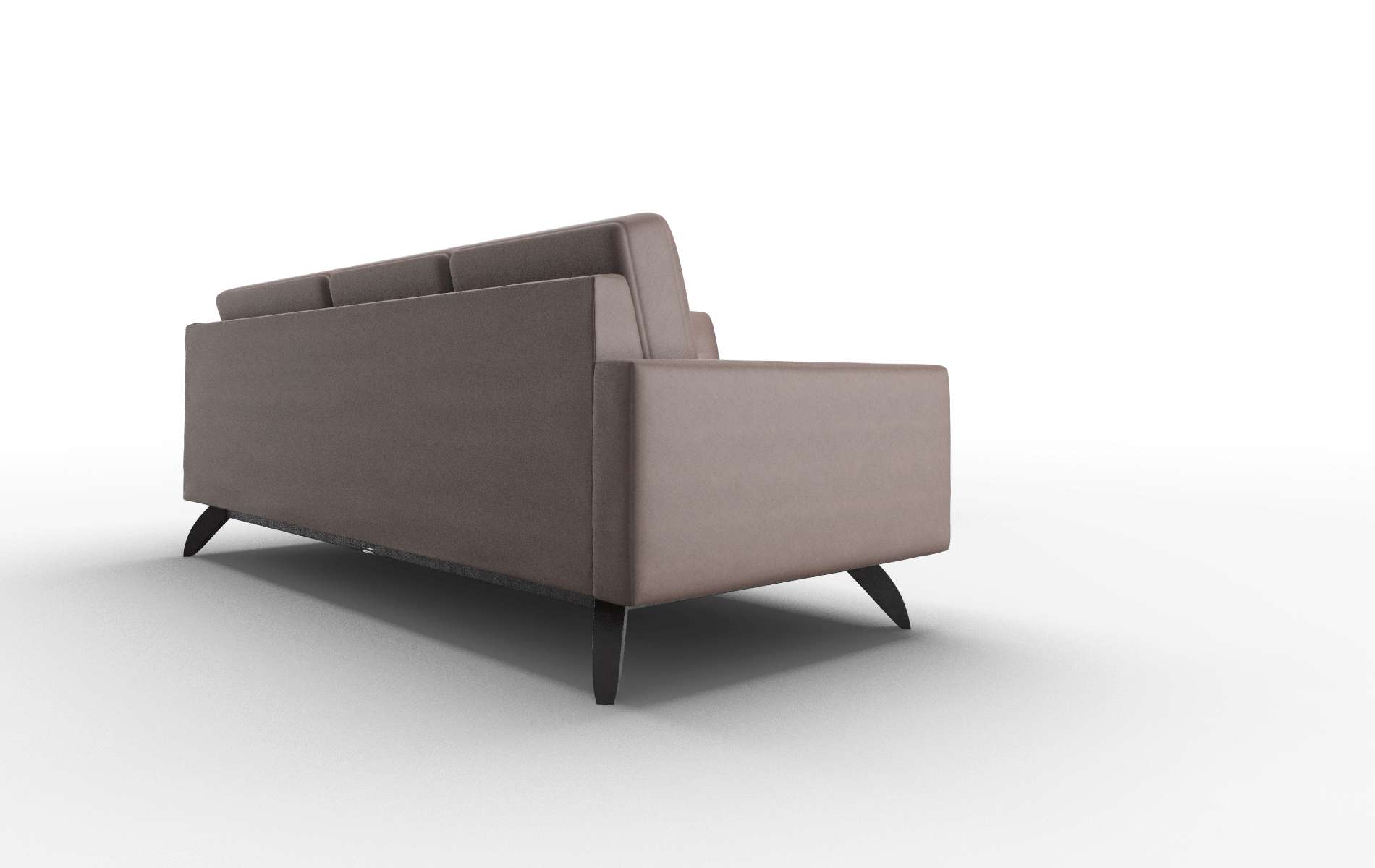 Milan Bella Espresso Sectional espresso legs 3