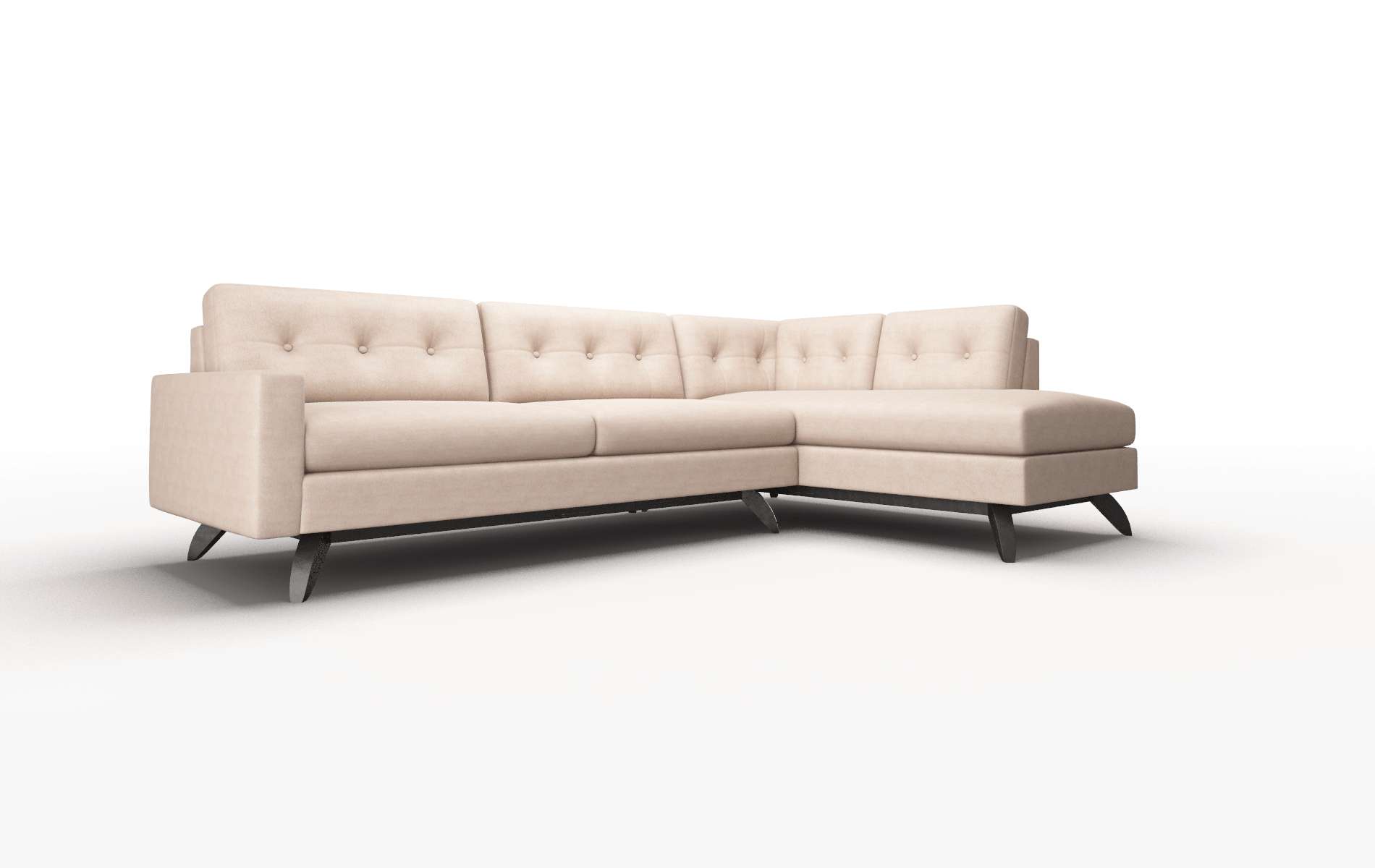Milan Bella Pewter Panel espresso legs 2