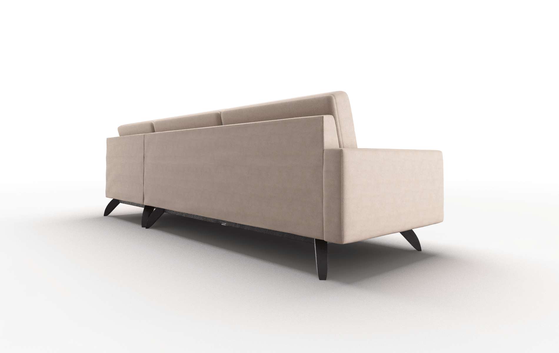 Milan Bella Pewter Panel espresso legs 5