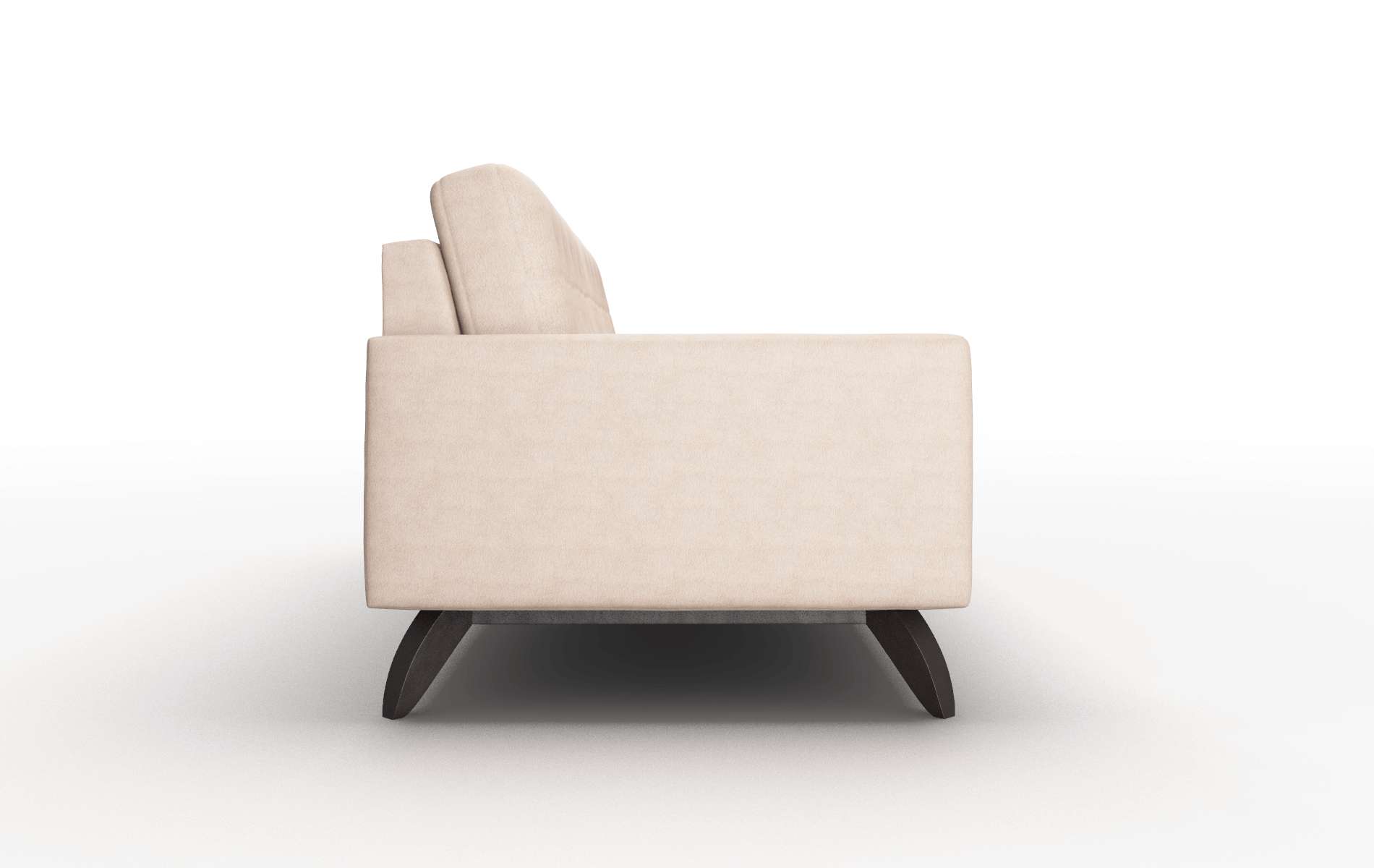 Milan Bella Pewter Sofa espresso legs 3