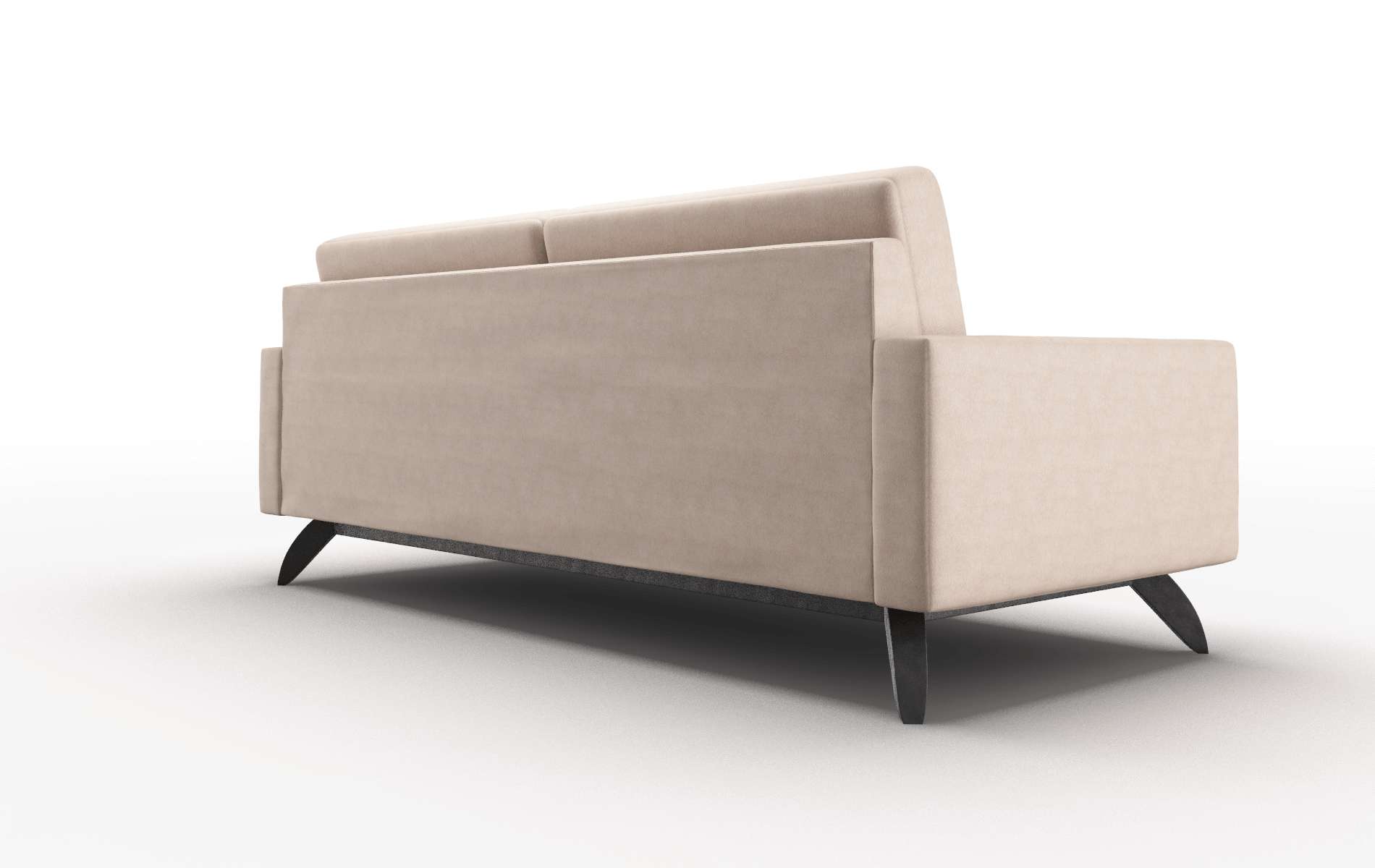 Milan Bella Pewter Sofa espresso legs 5