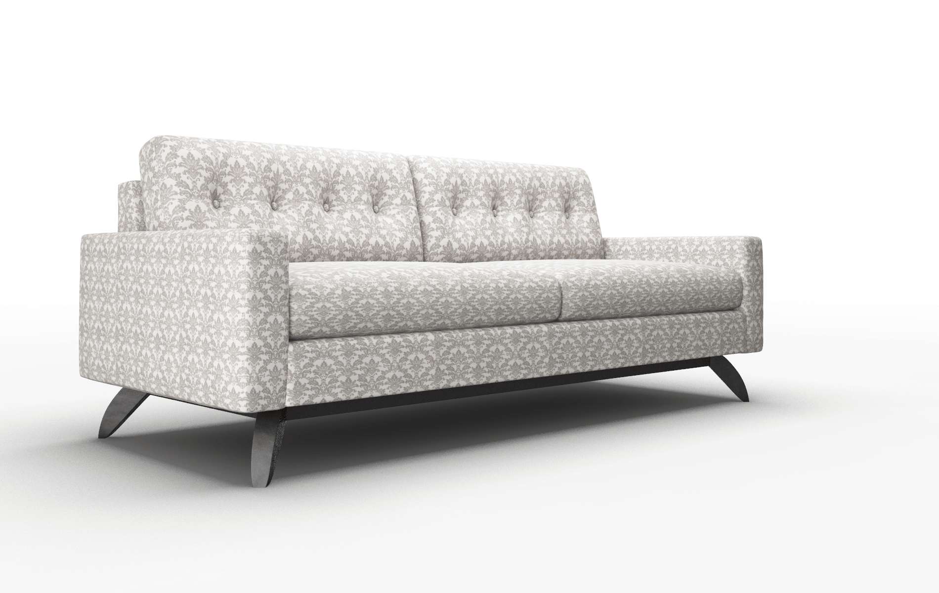 Milan Bergamo Dove Sofa espresso legs 2