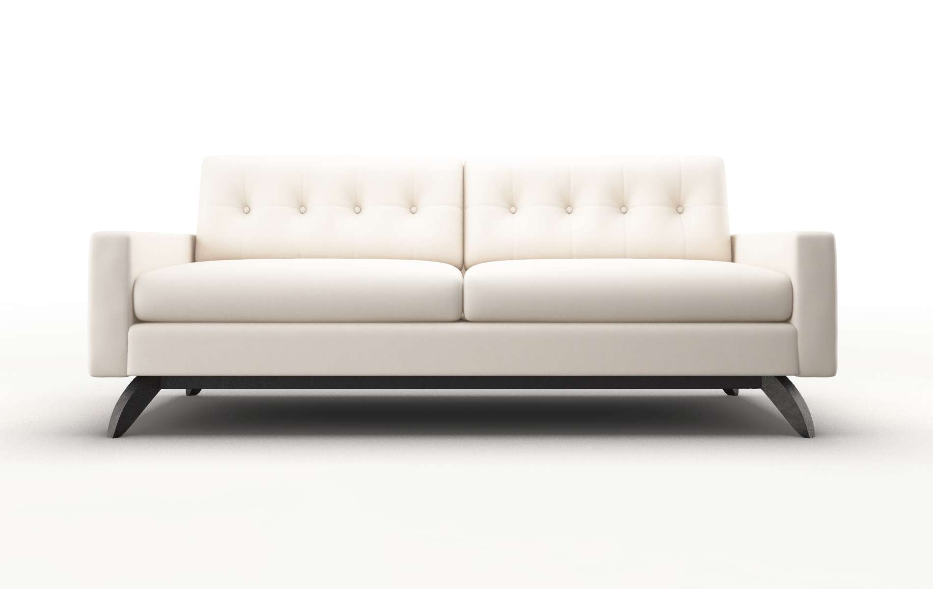 Milan Blanche milky Sofa Espresso Legs  1