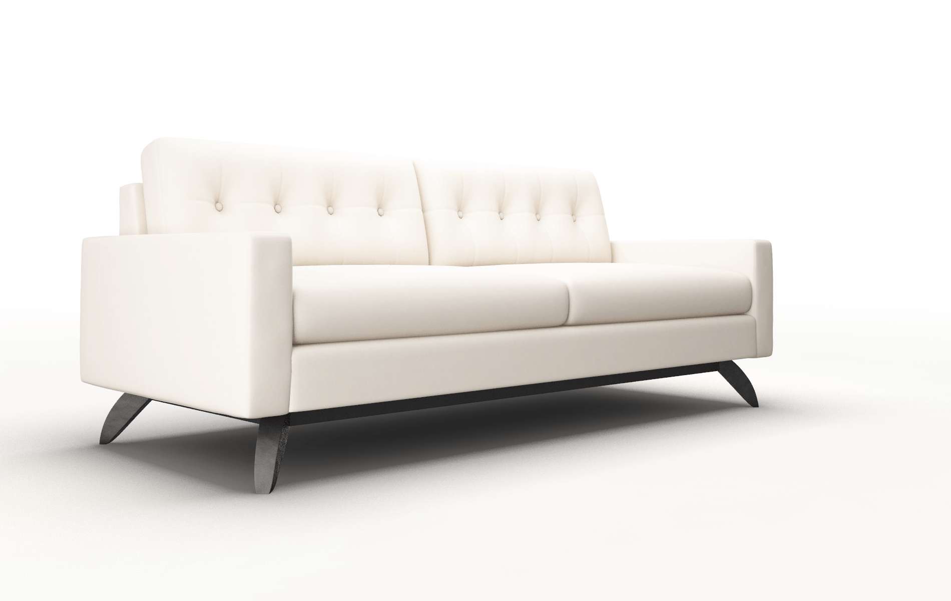 Milan Blanche Milky Sofa espresso legs 2