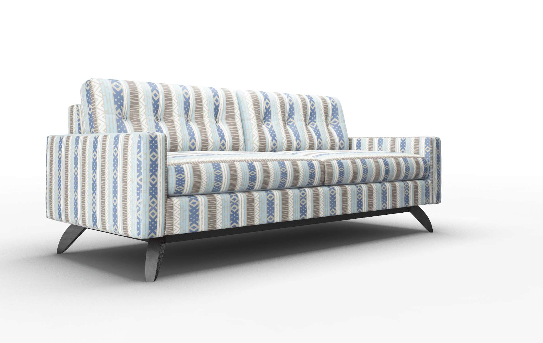 Milan Bodhi Indigo Sofa espresso legs 2