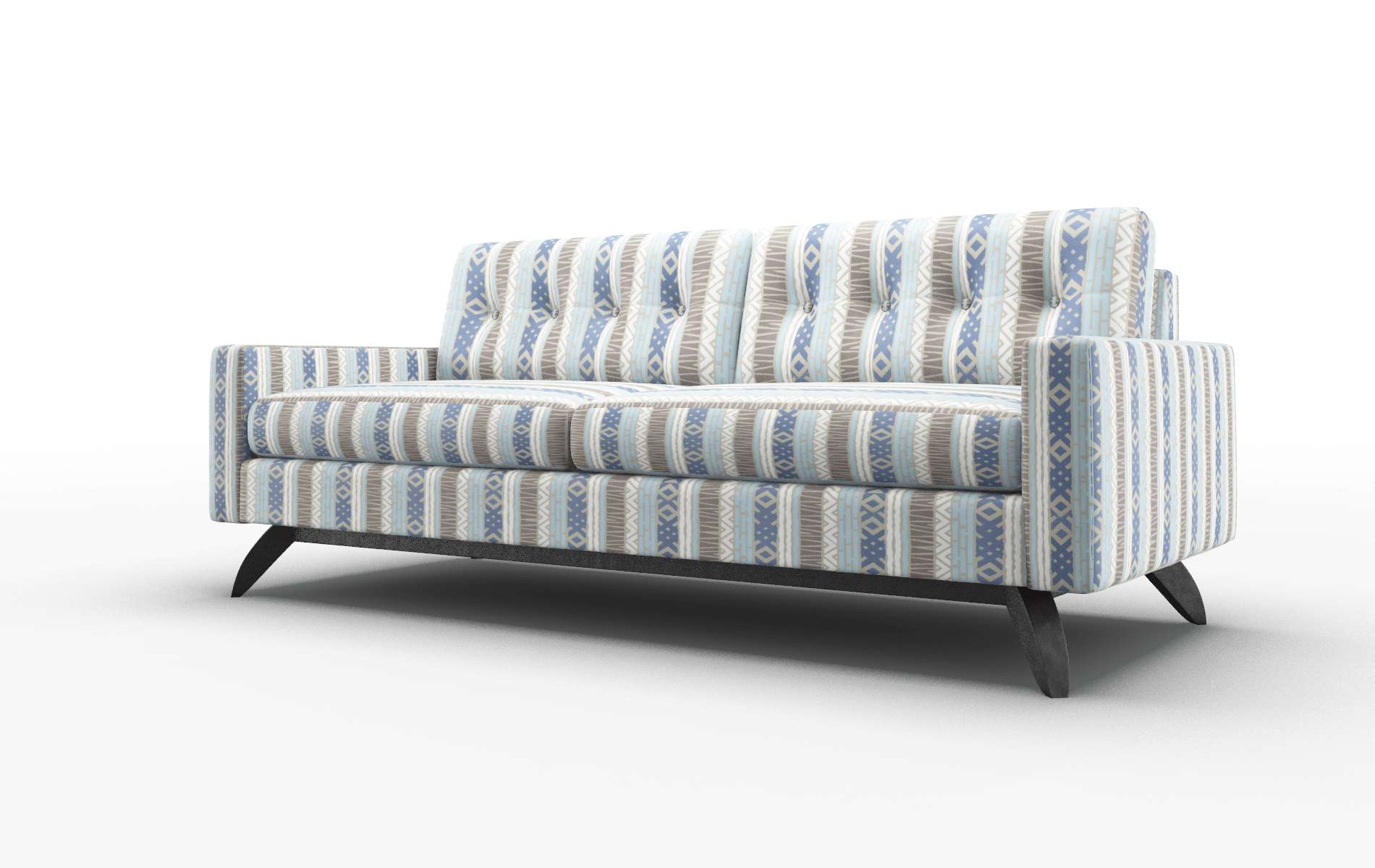 Milan Bodhi Indigo Sofa espresso legs 4