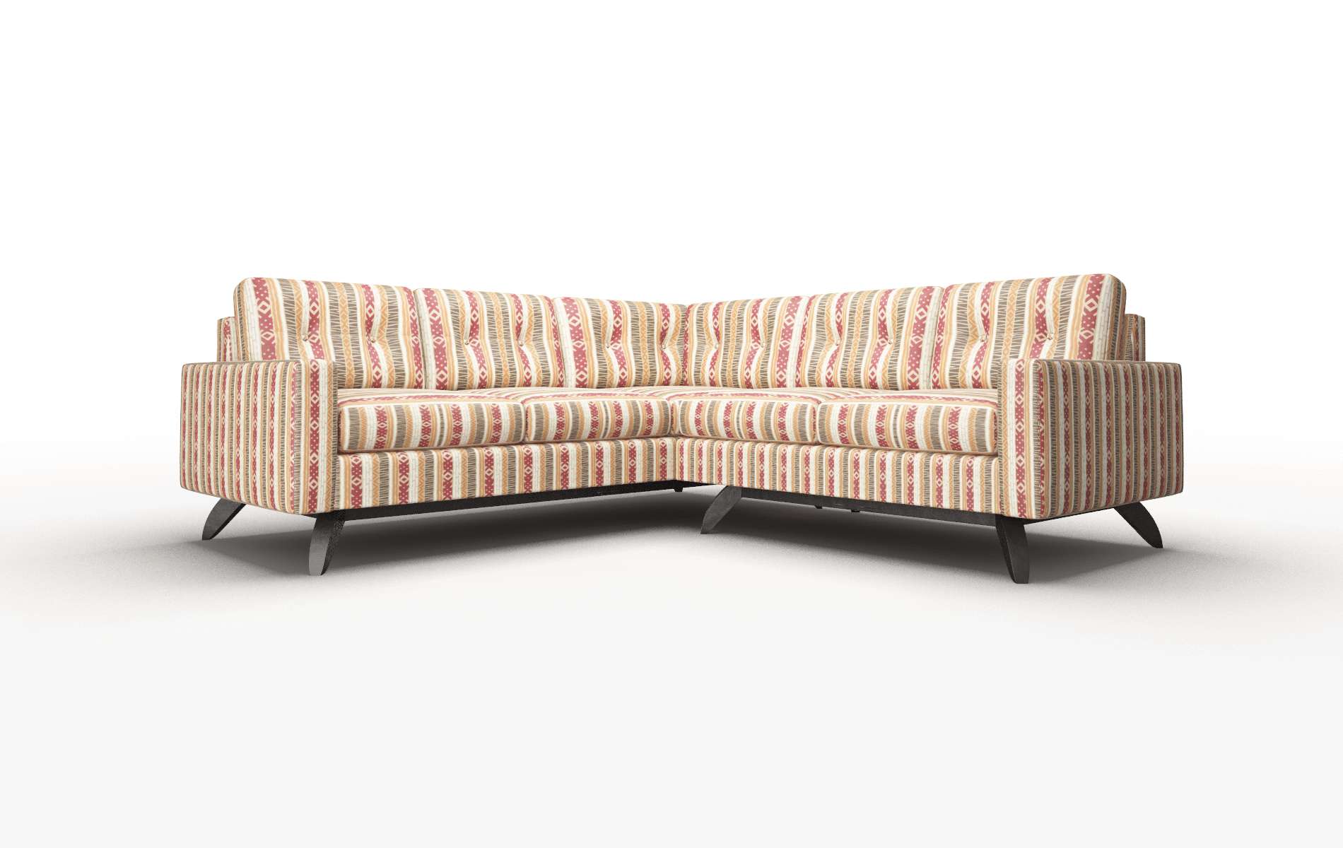 Milan Bodhi Tango Sectional espresso legs 1