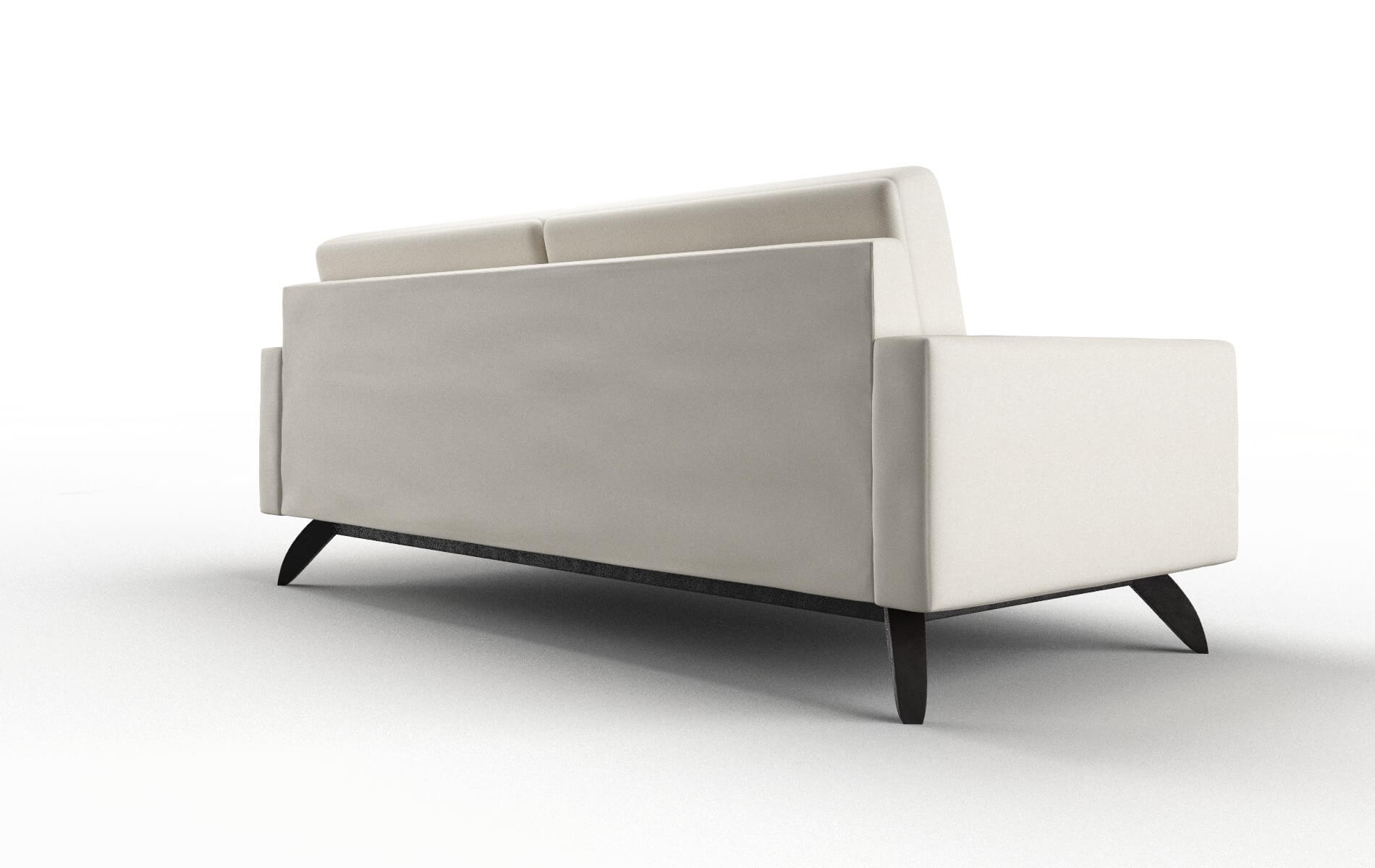 Milan Bungalow Ivory Sofa espresso legs 5