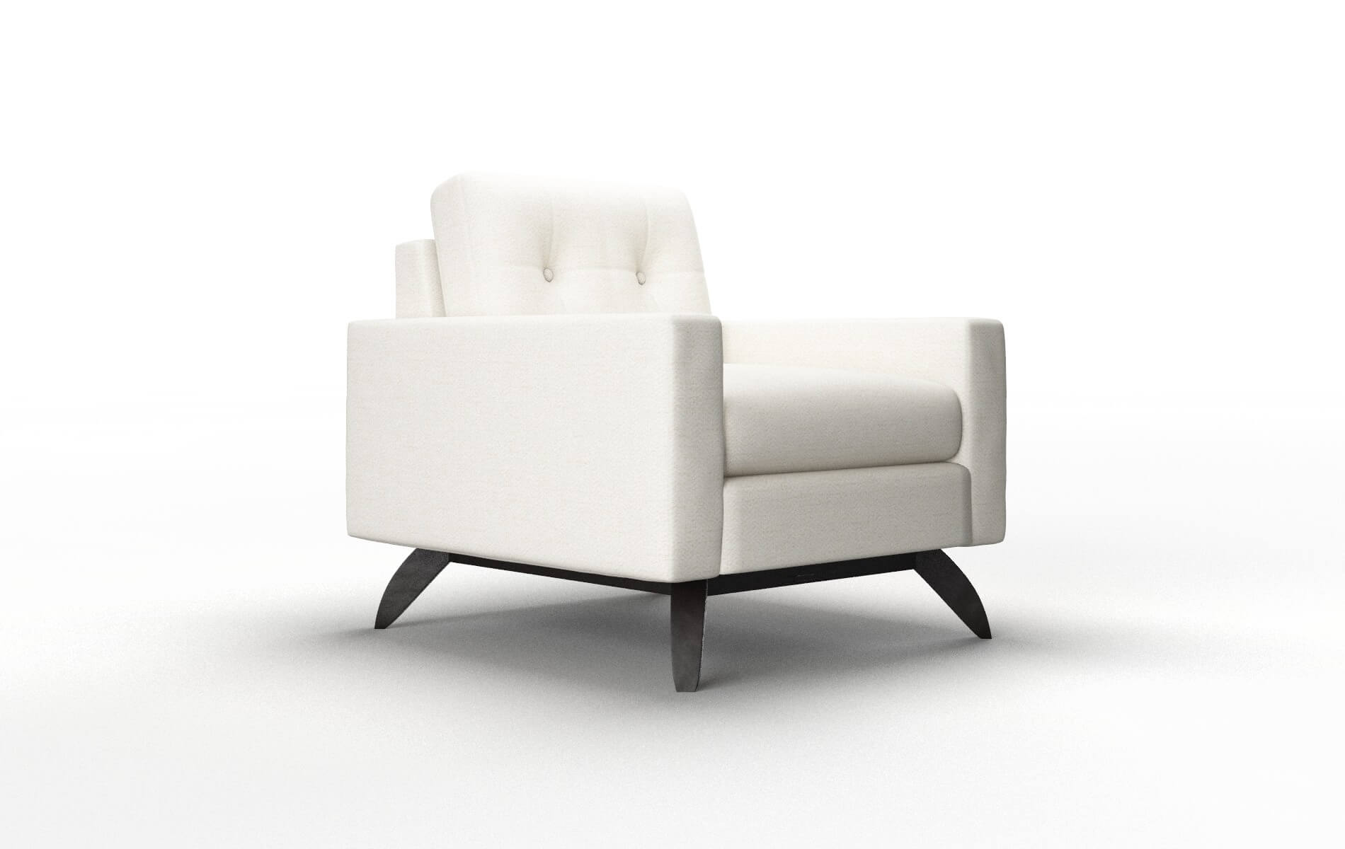 Milan Catalina Ivory Chair espresso legs 2