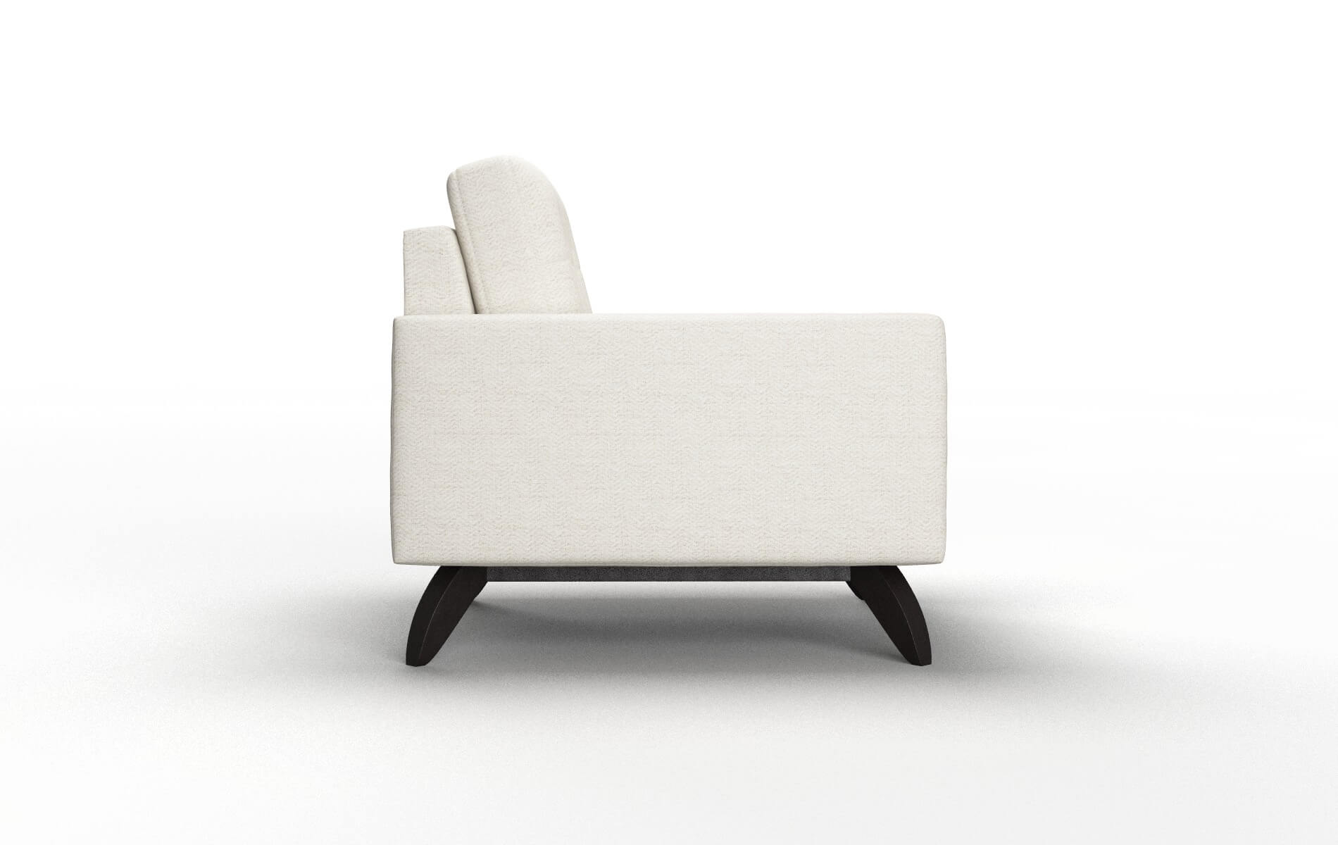 Milan Catalina Linen Chair espresso legs 3