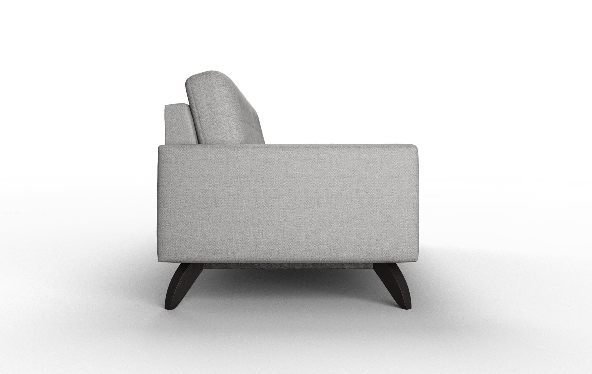 Milan Catalina Steel Sofa espresso legs 3