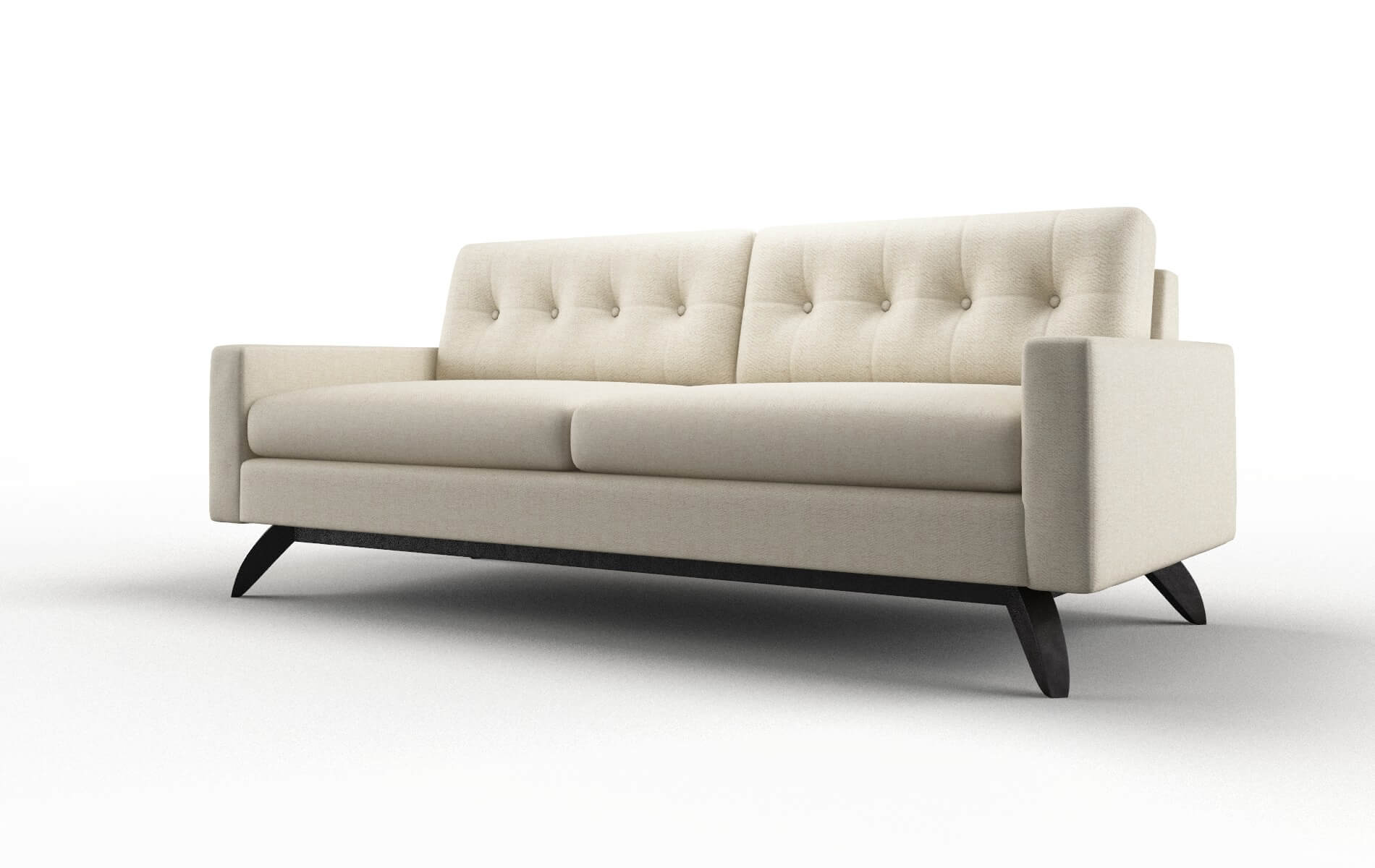 Milan Catalina Wheat Sofa espresso legs 4