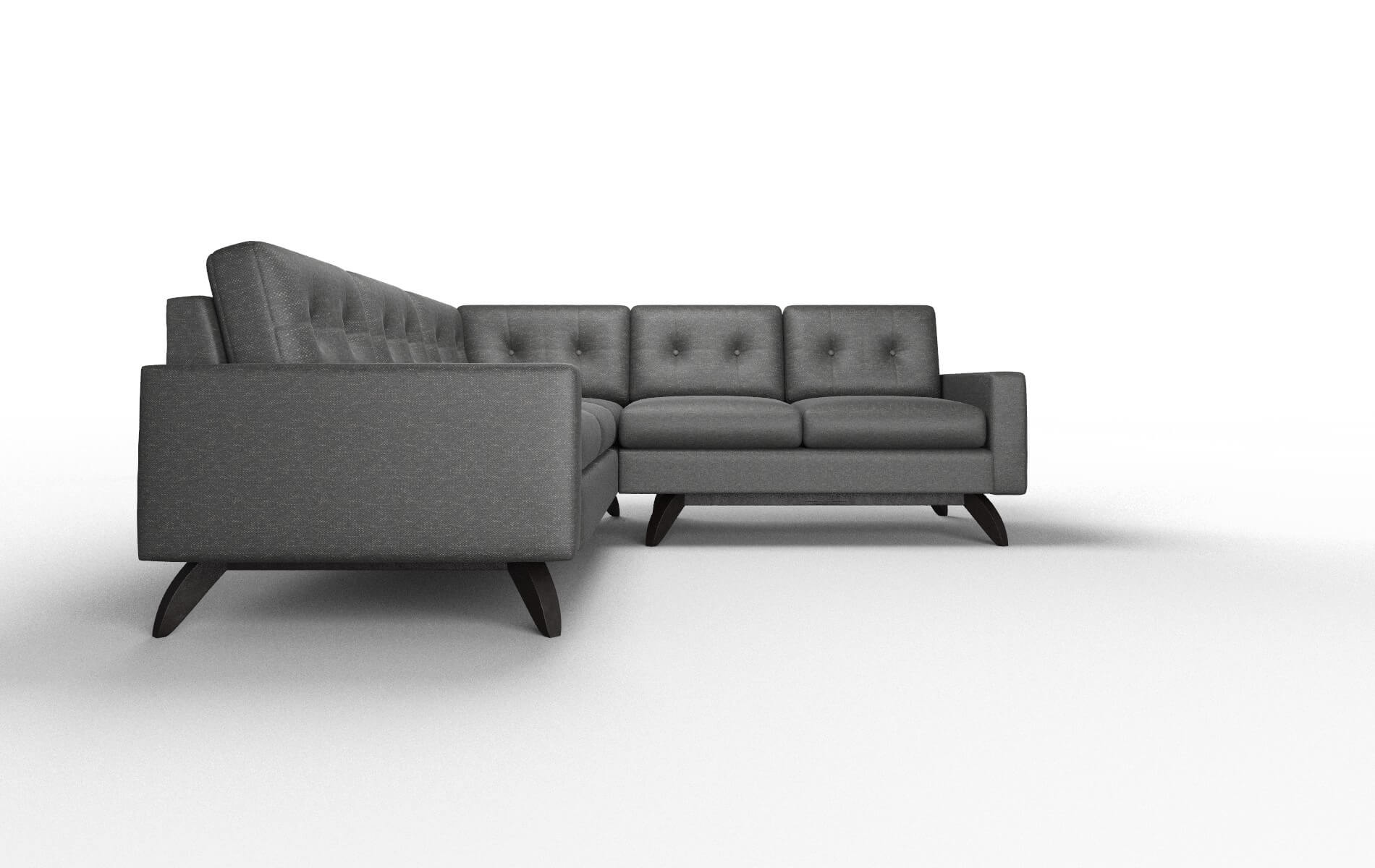 Milan Chance Denim Sectional espresso legs 2