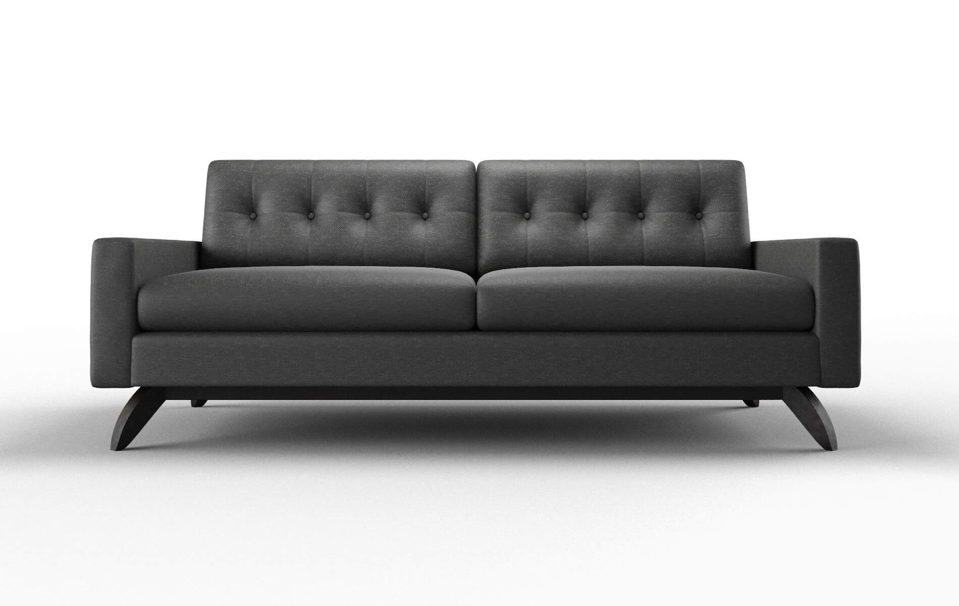 Milan Chance Denim Sofa espresso legs 1