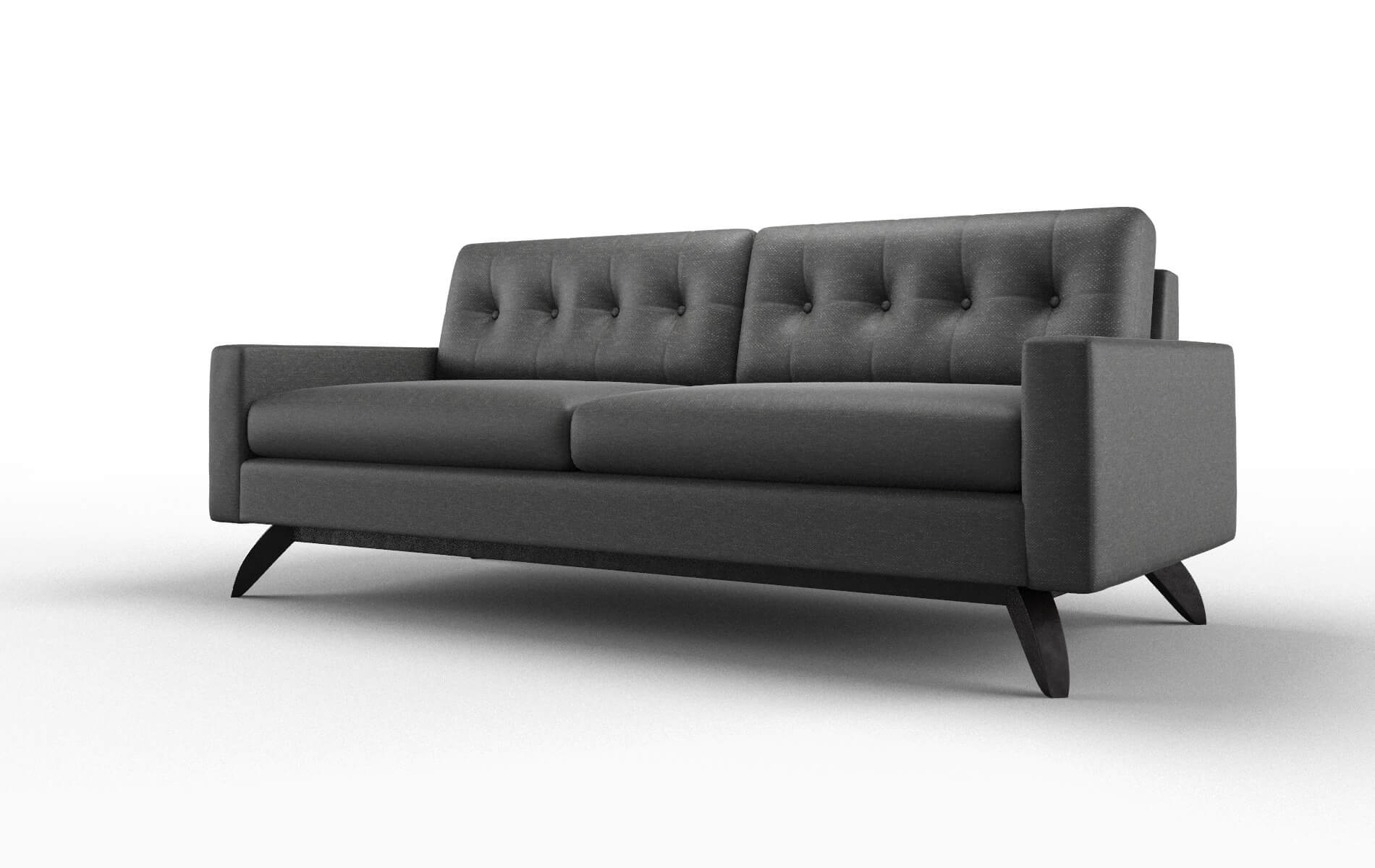 Milan Chance Denim Sofa espresso legs 4
