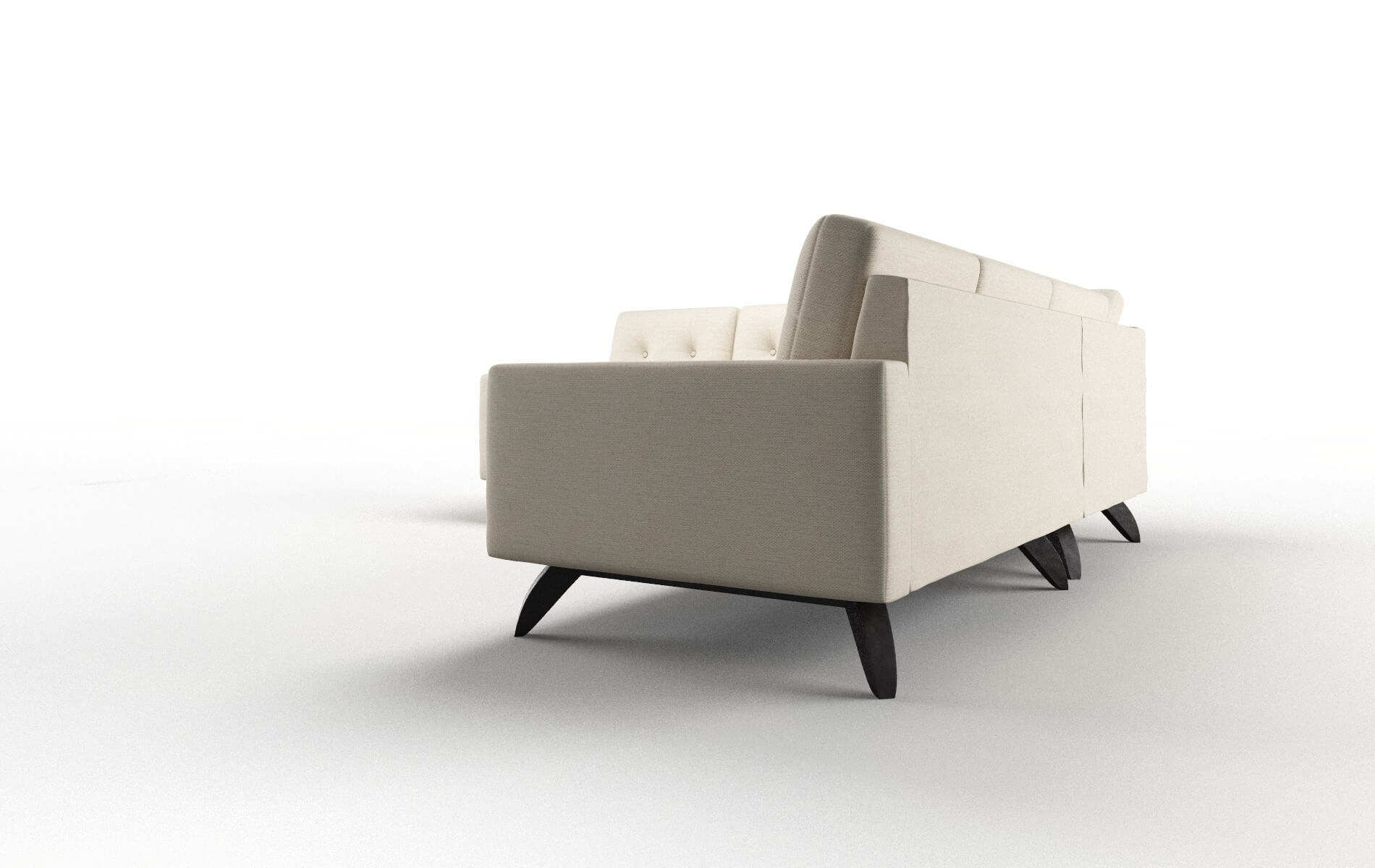 Milan Chance Sand Sectional espresso legs 4