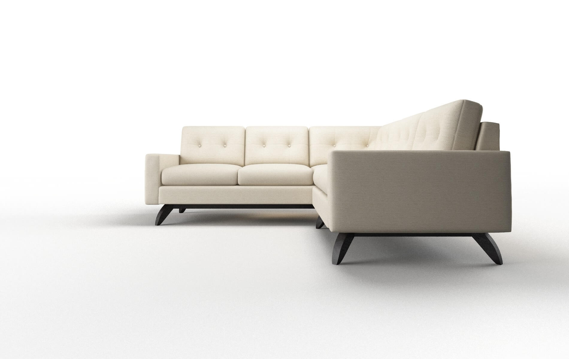 Milan Chance Sand Sectional espresso legs 5