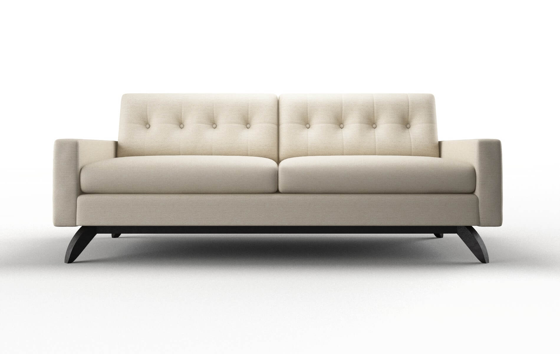 Milan Chance Sand Sofa espresso legs 1