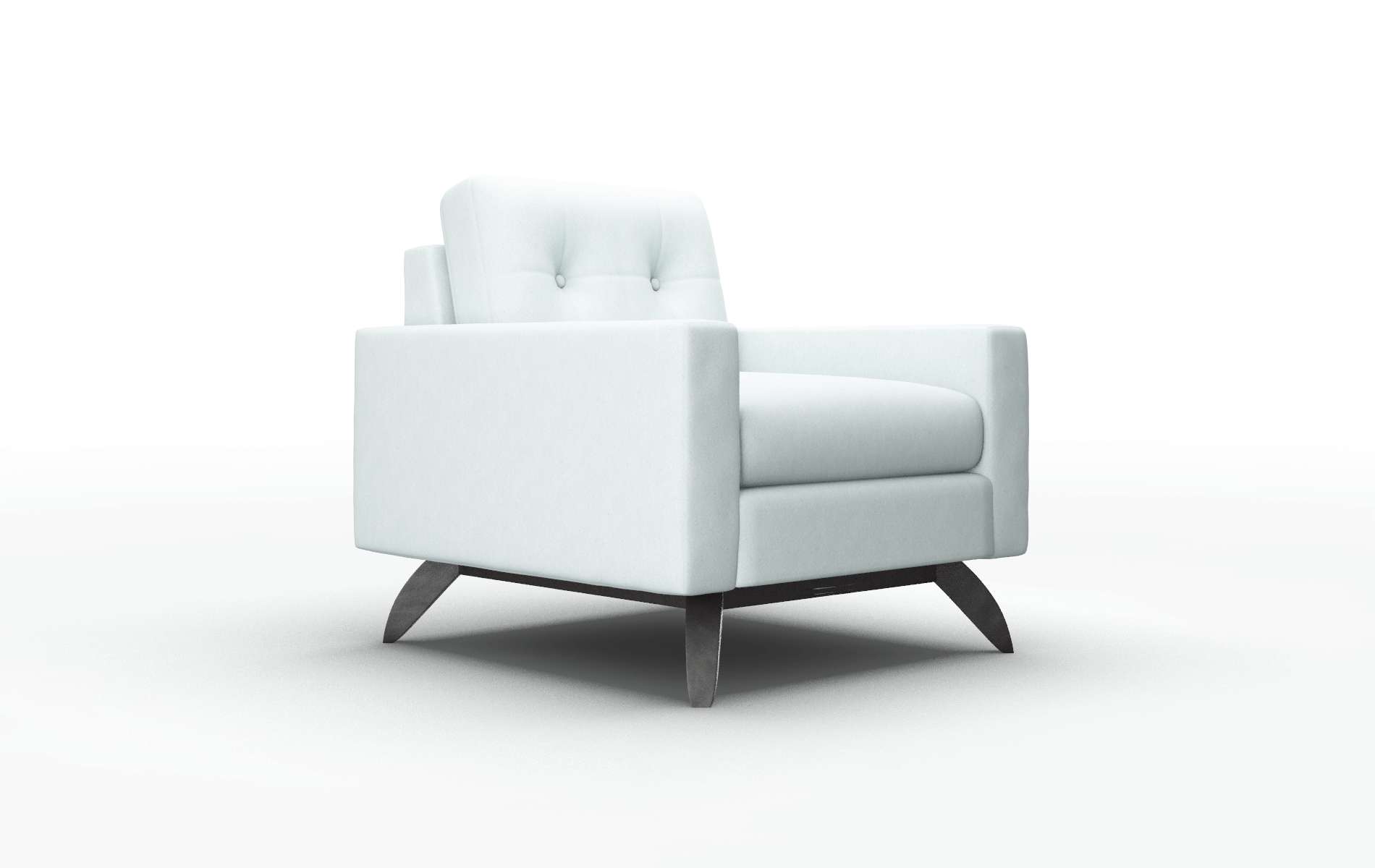 Milan Clyde Cornflower Chair espresso legs 2