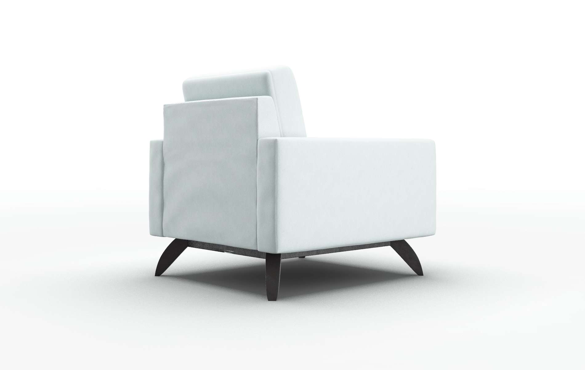 Milan Clyde Cornflower Chair espresso legs 5