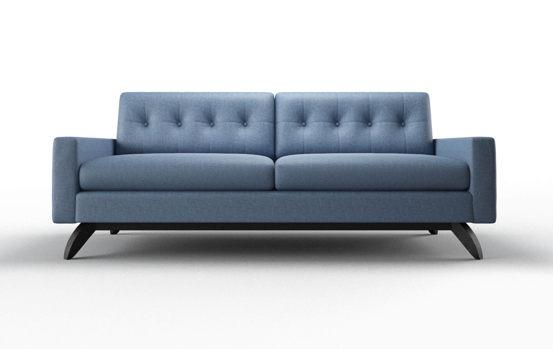 Milan Clyde Deep_ocean Sofa espresso legs 1